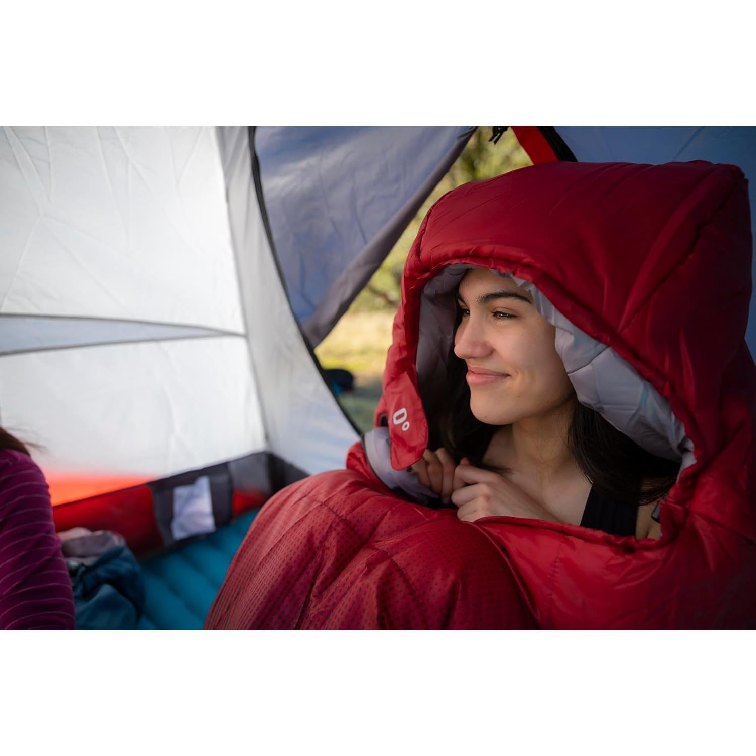 Saco de Dormir Tipo Momia ALPS Mountaineering Vibe 0° - Rubí