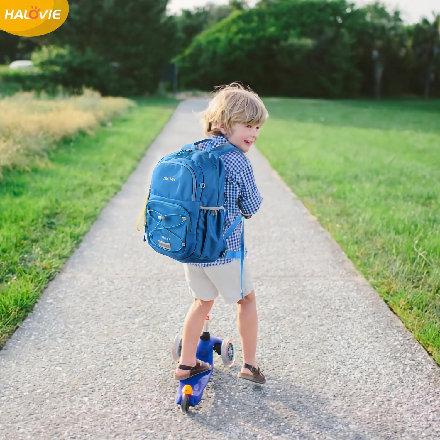 Mochila de Viaje HALOVIE para Niños 12L Azul Ergonomica