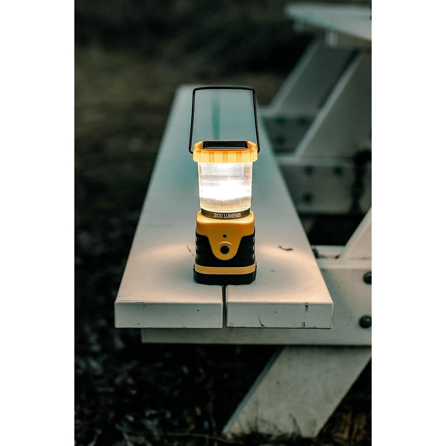 Linterna Solar LED Stansport 300 Lúmenes Carga USB