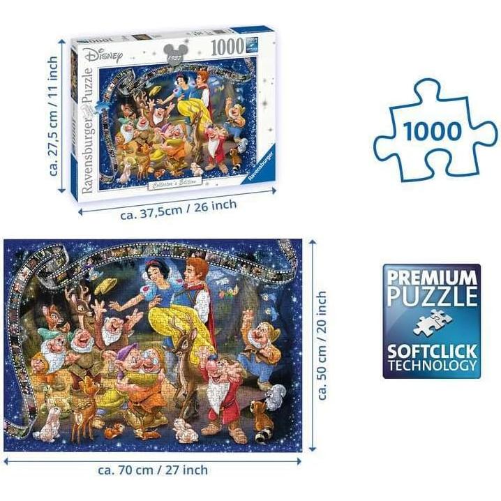 Rompecabezas Ravensburger Disney Blancanieves 1000 Piezas 68.5x50.8cm