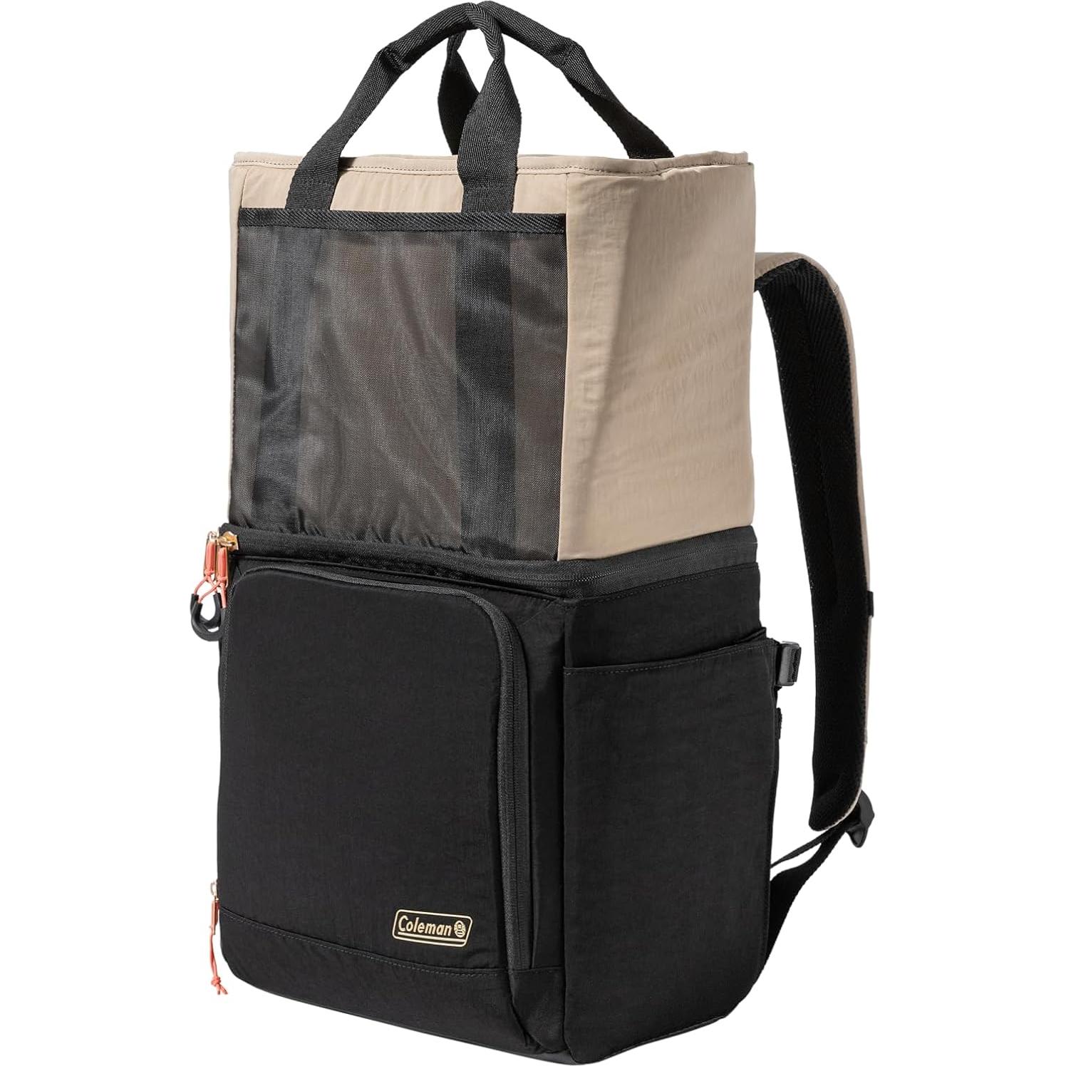 Mochila Enfriadora Coleman Now 20 Latas, 100% Tela Reciclada