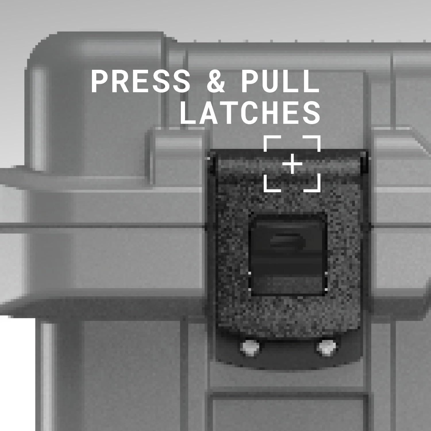 Enfriador con Ruedas Pelican 45QT Gris Oscuro Aislado