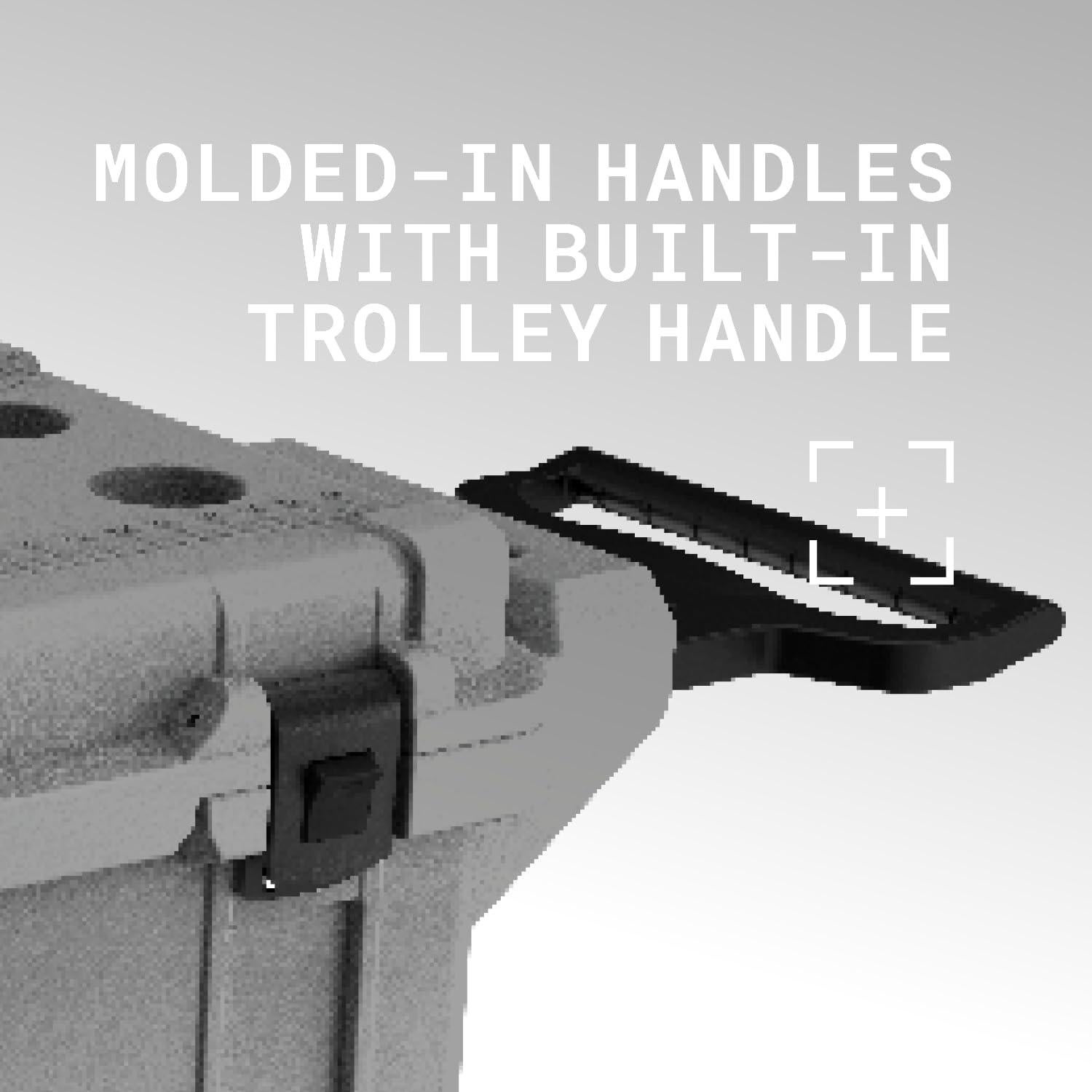 Enfriador con Ruedas Pelican 45QT Gris Oscuro Aislado