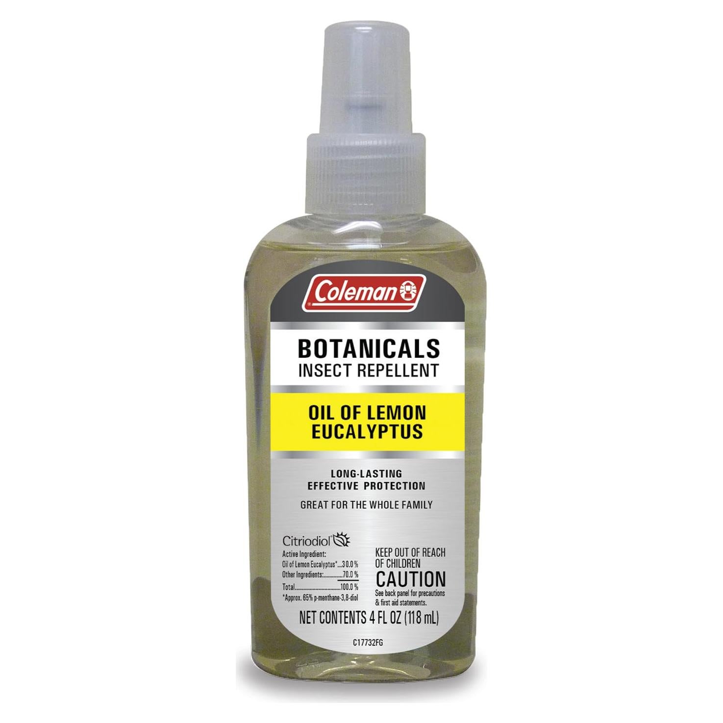 Spray Repelente de Insectos Coleman Botanicals 118ml Sin DEET