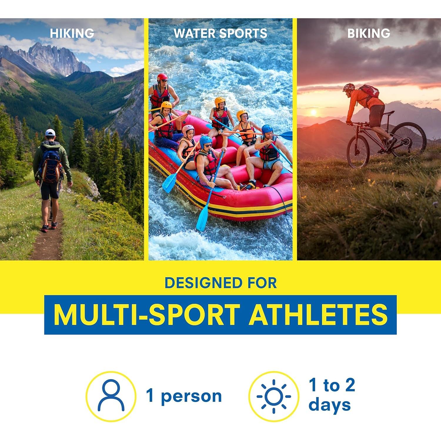 Kit Médico Ultraligero a Prueba de Agua - 1 Persona - 1-2 Días