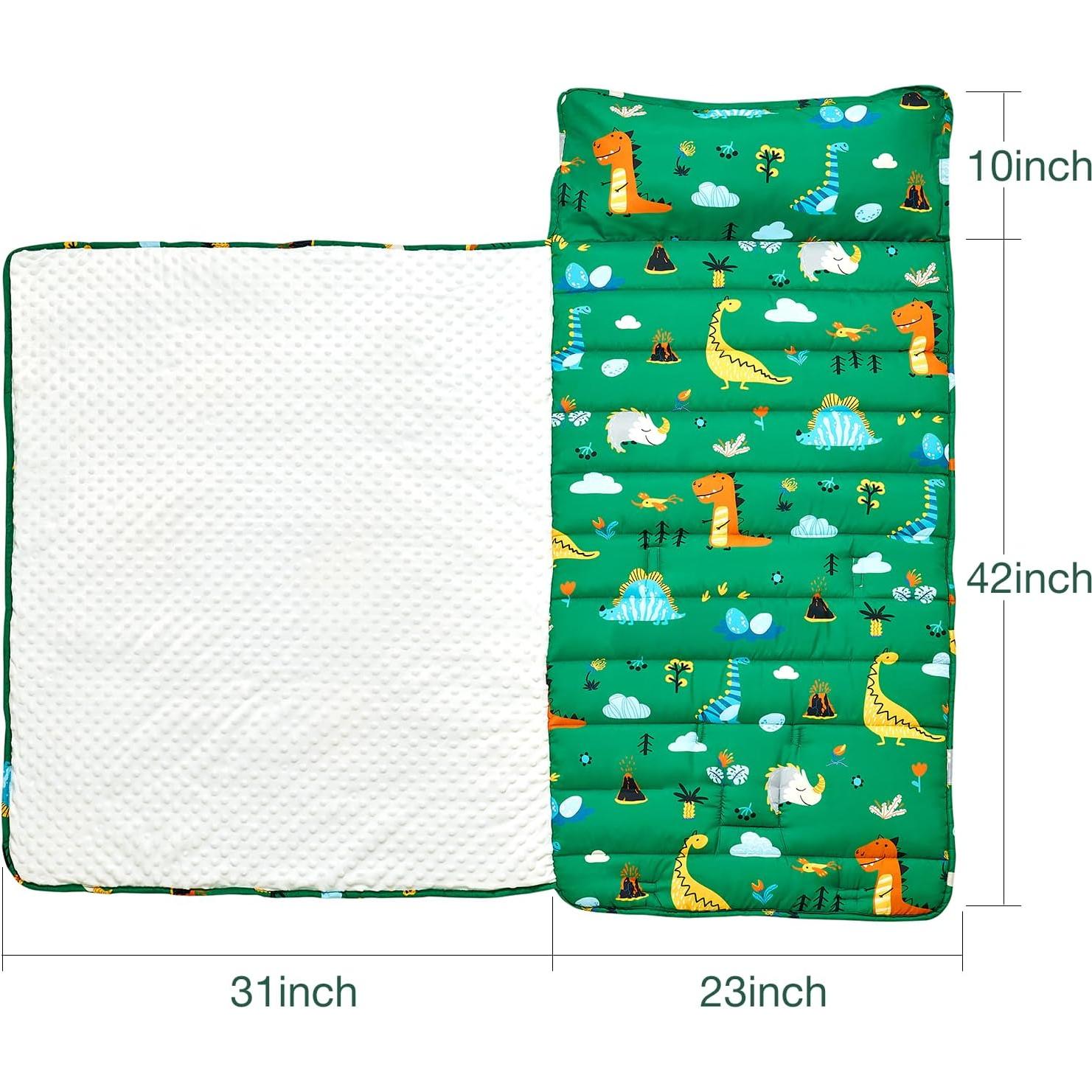 Esterilla de Siesta para Niños beeweed Dinosaurio 58x132 cm