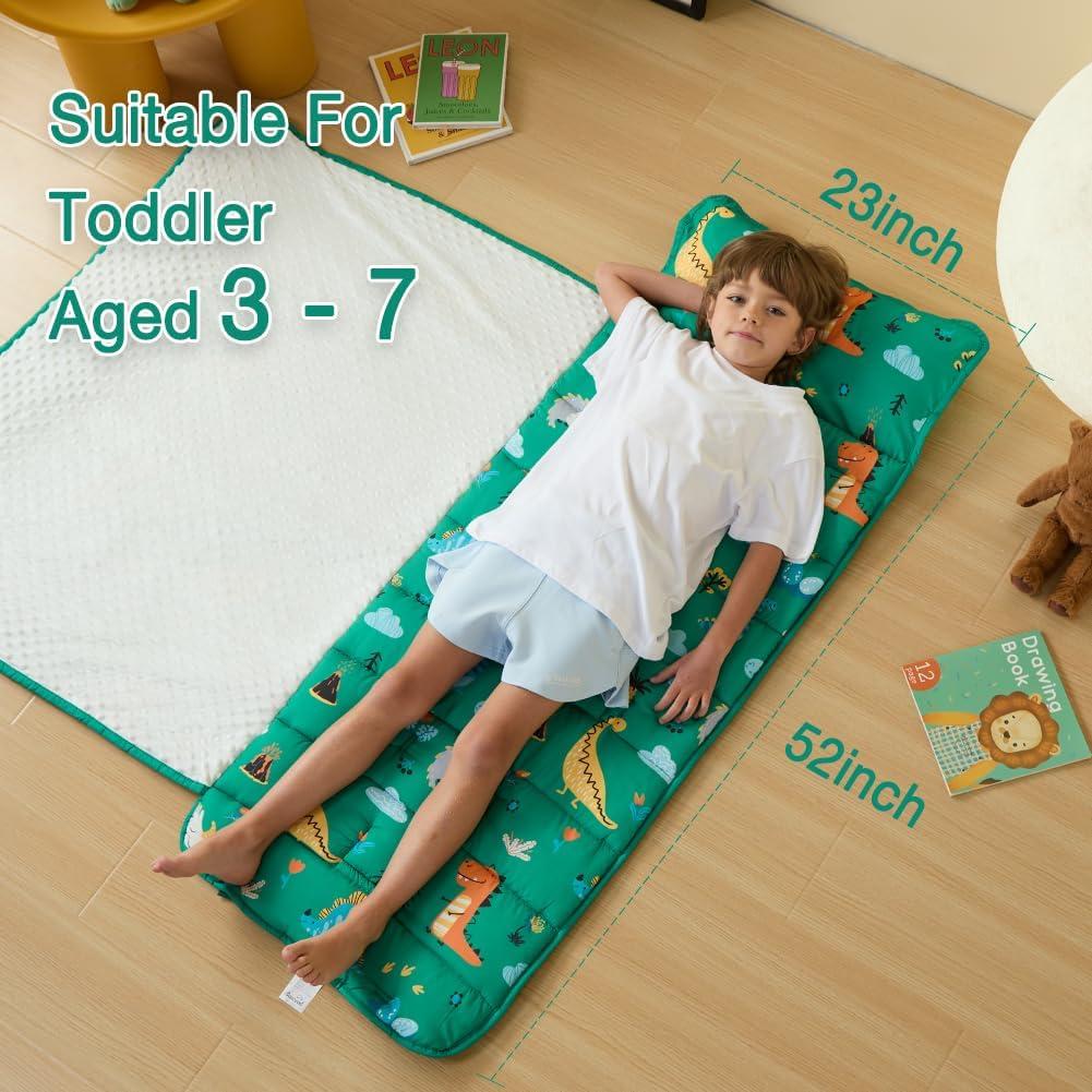 Esterilla de Siesta para Niños beeweed Dinosaurio 58x132 cm