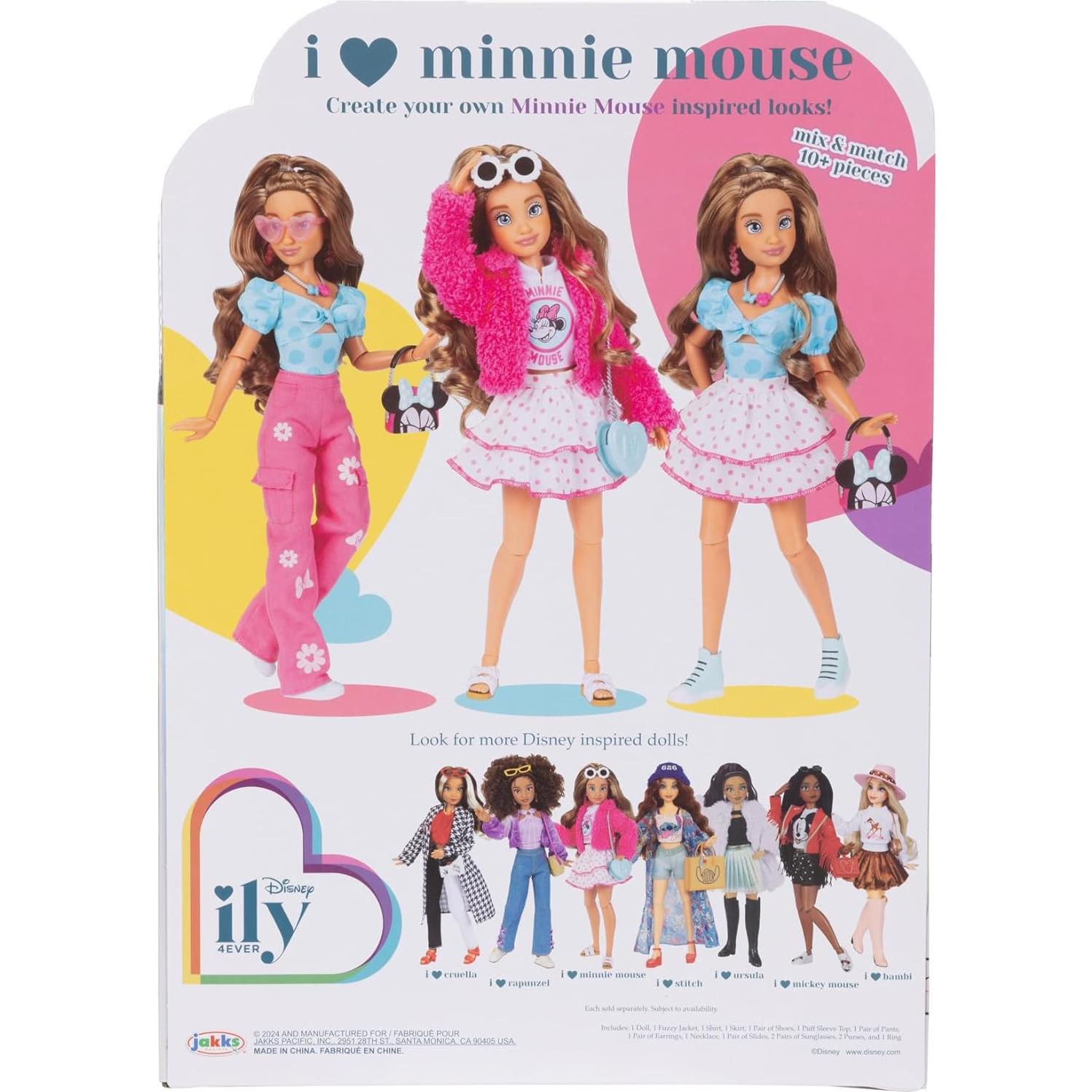 Muñeca Disney ily 4EVER Minnie 29.2 cm 13 puntos de articulación