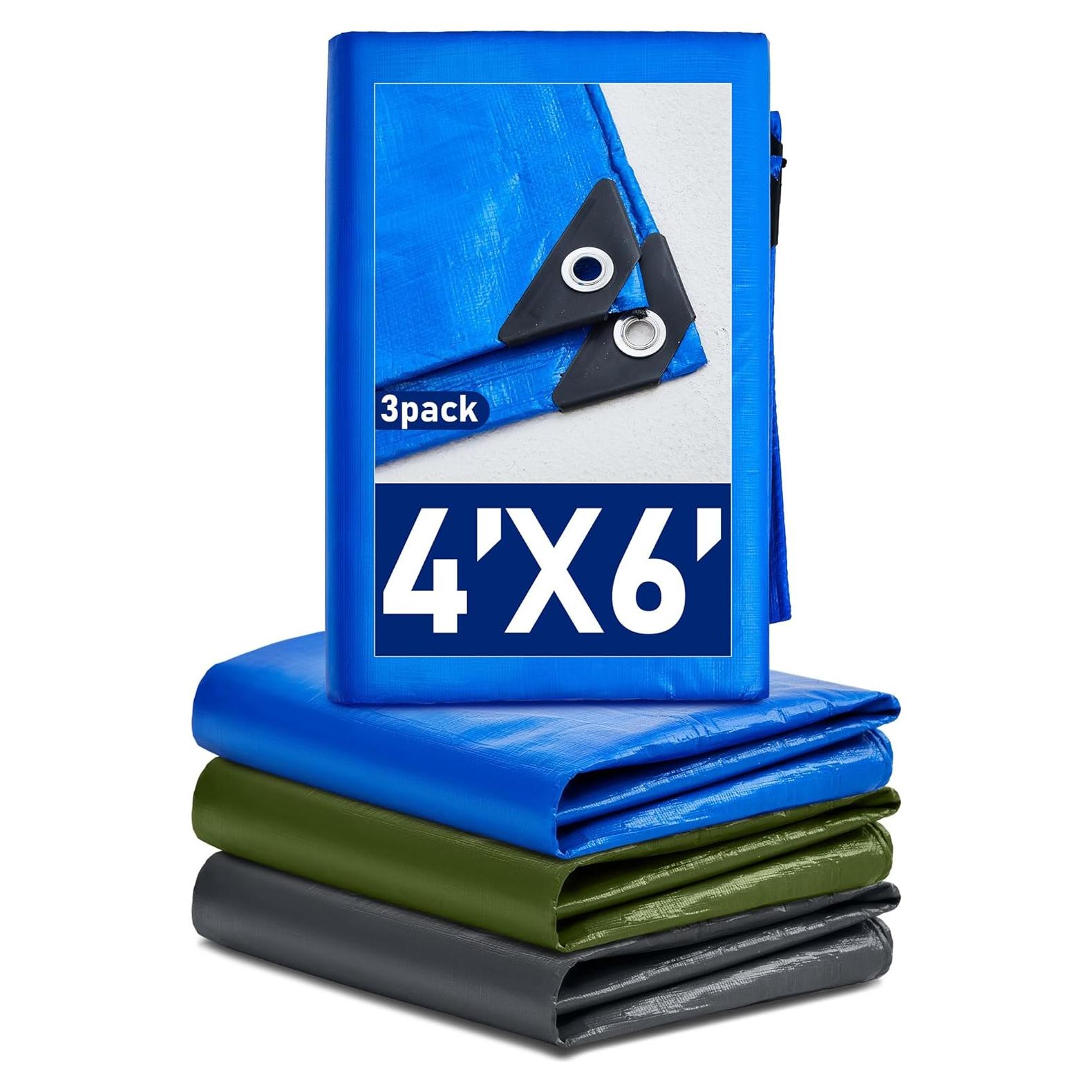 Lona Impermeable SmoothNovelty 1.22 x 1.83 m 3 Pcs PE