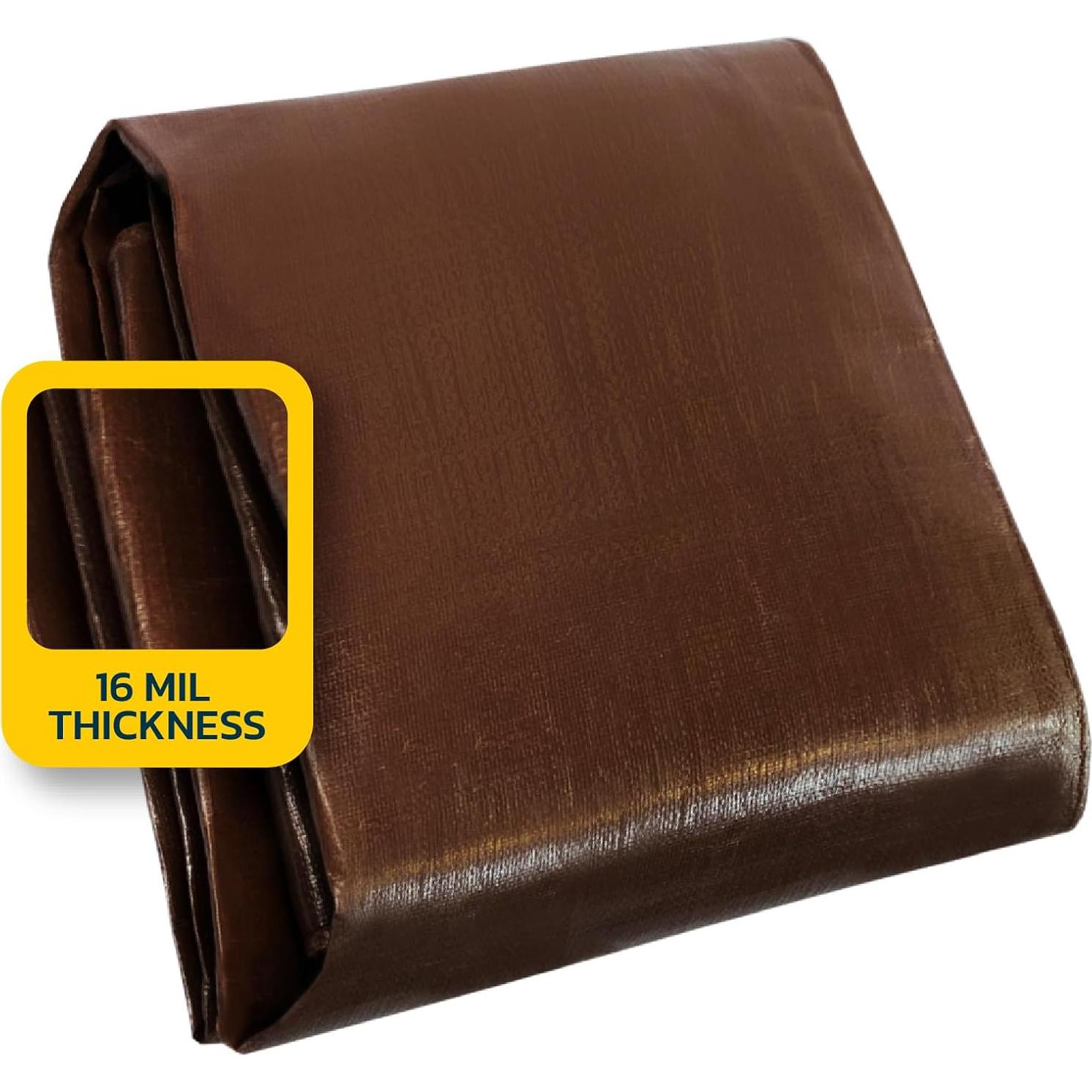 Lona Impermeable Seal Skin 1.52x2.13m 16 Mil Marrón