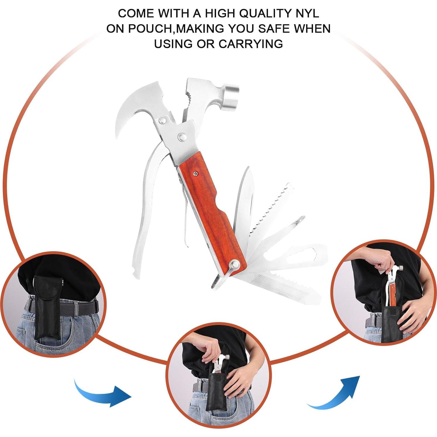 Herramienta Multifuncional MYWERO 16 en 1 para Camping