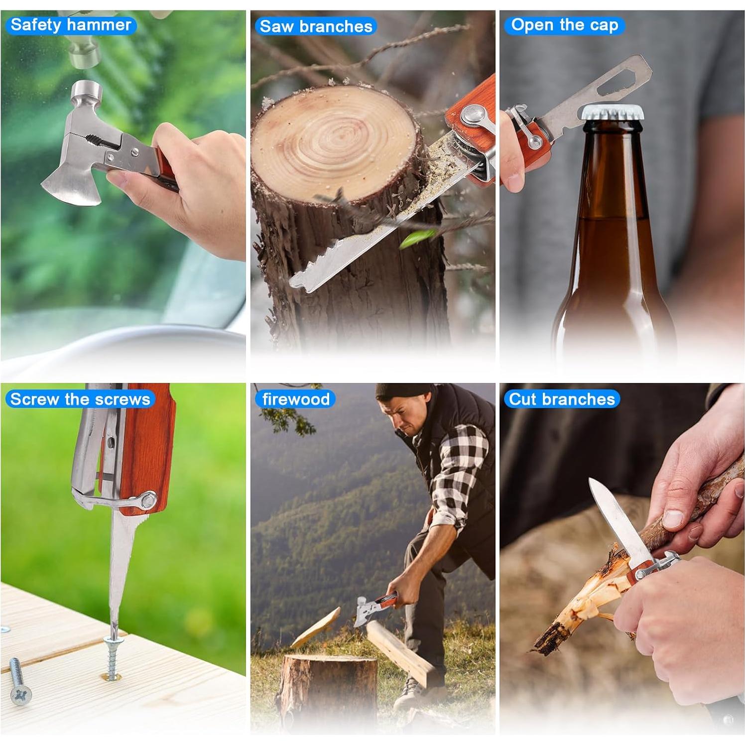 Herramienta Multifuncional MYWERO 16 en 1 para Camping