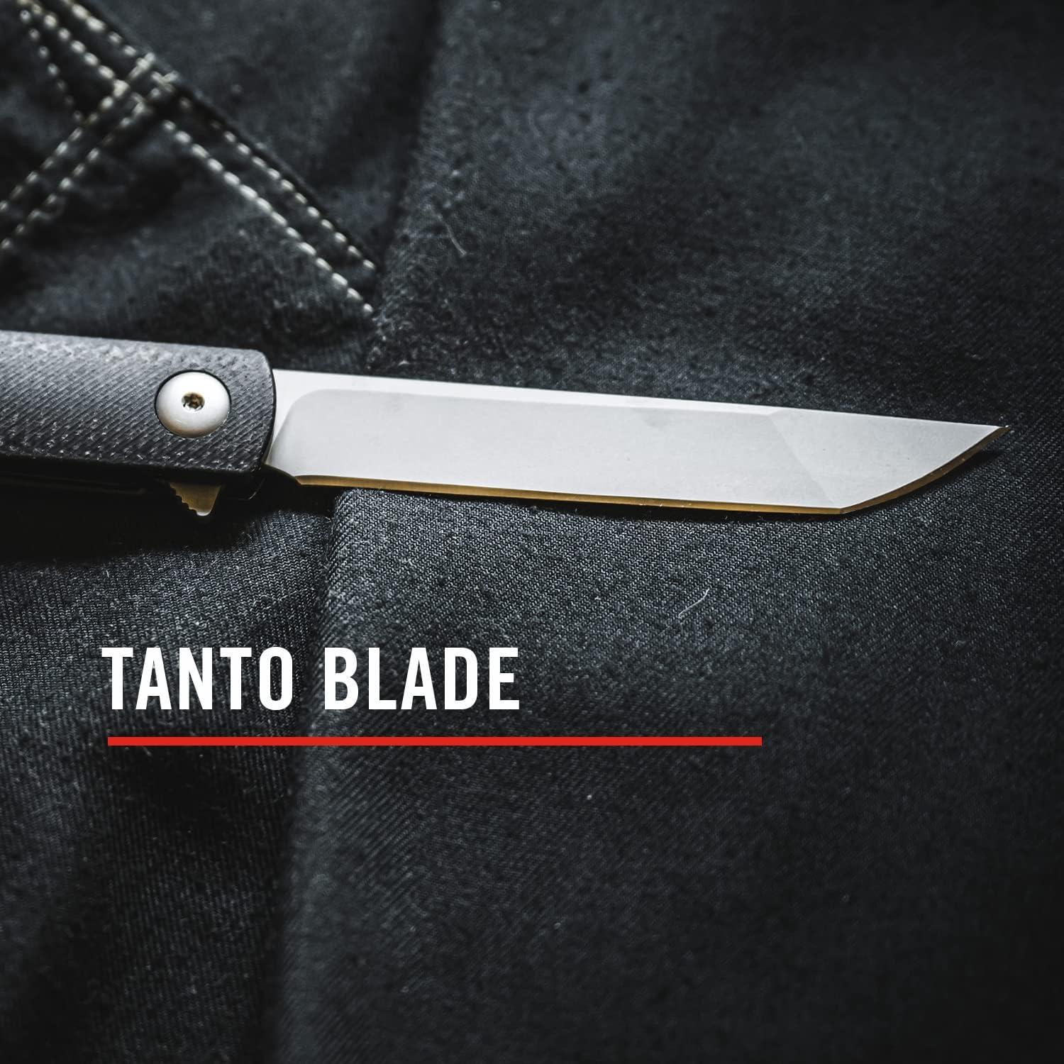 Cuchillo de bolsillo plegable Coast LX500, hoja tanto 7.6 cm