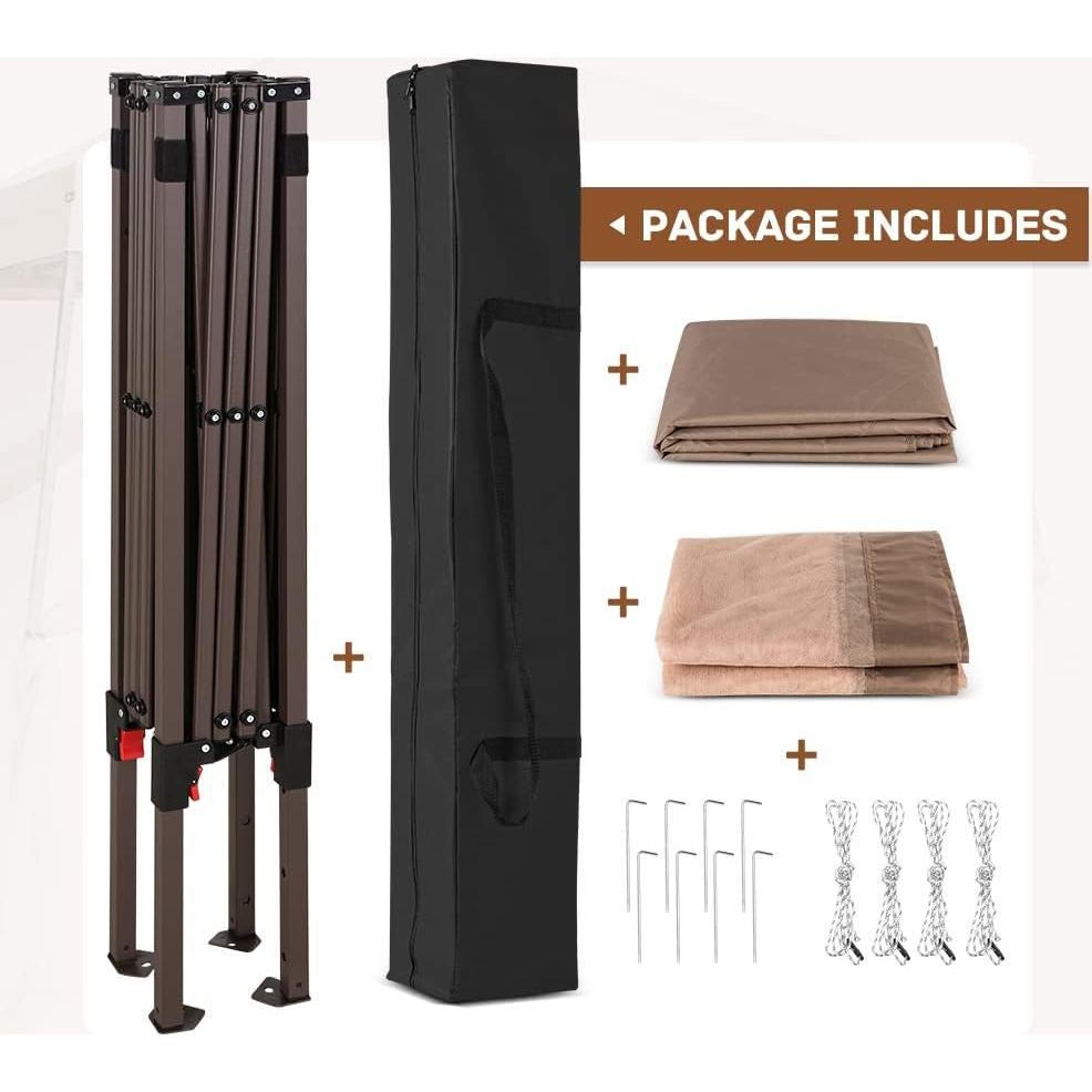 Tienda de refugio COOS BAY 3x3m con mosquitera y patas ajustables