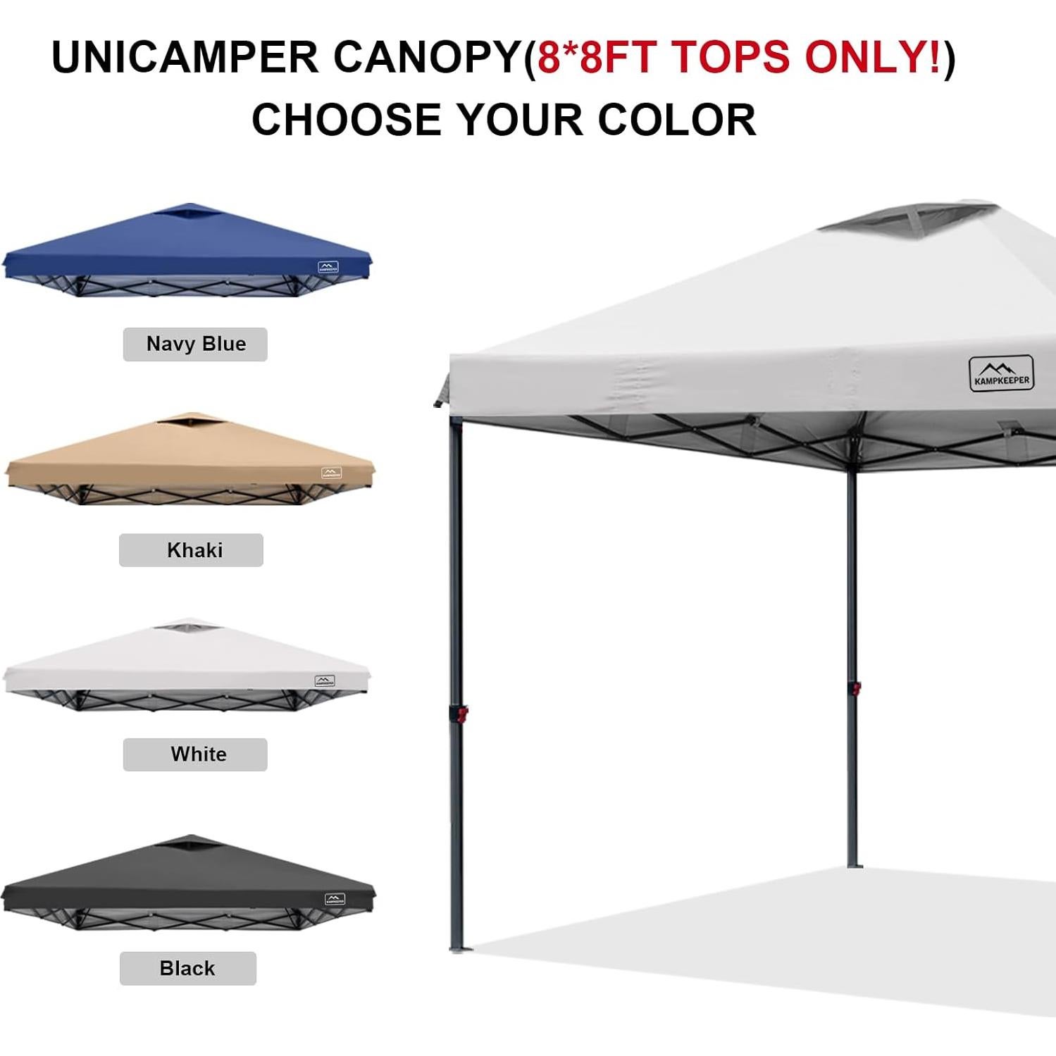 Cubierta de Techo KAMPKEEPER 2.44x2.44m Impermeable UV 50+