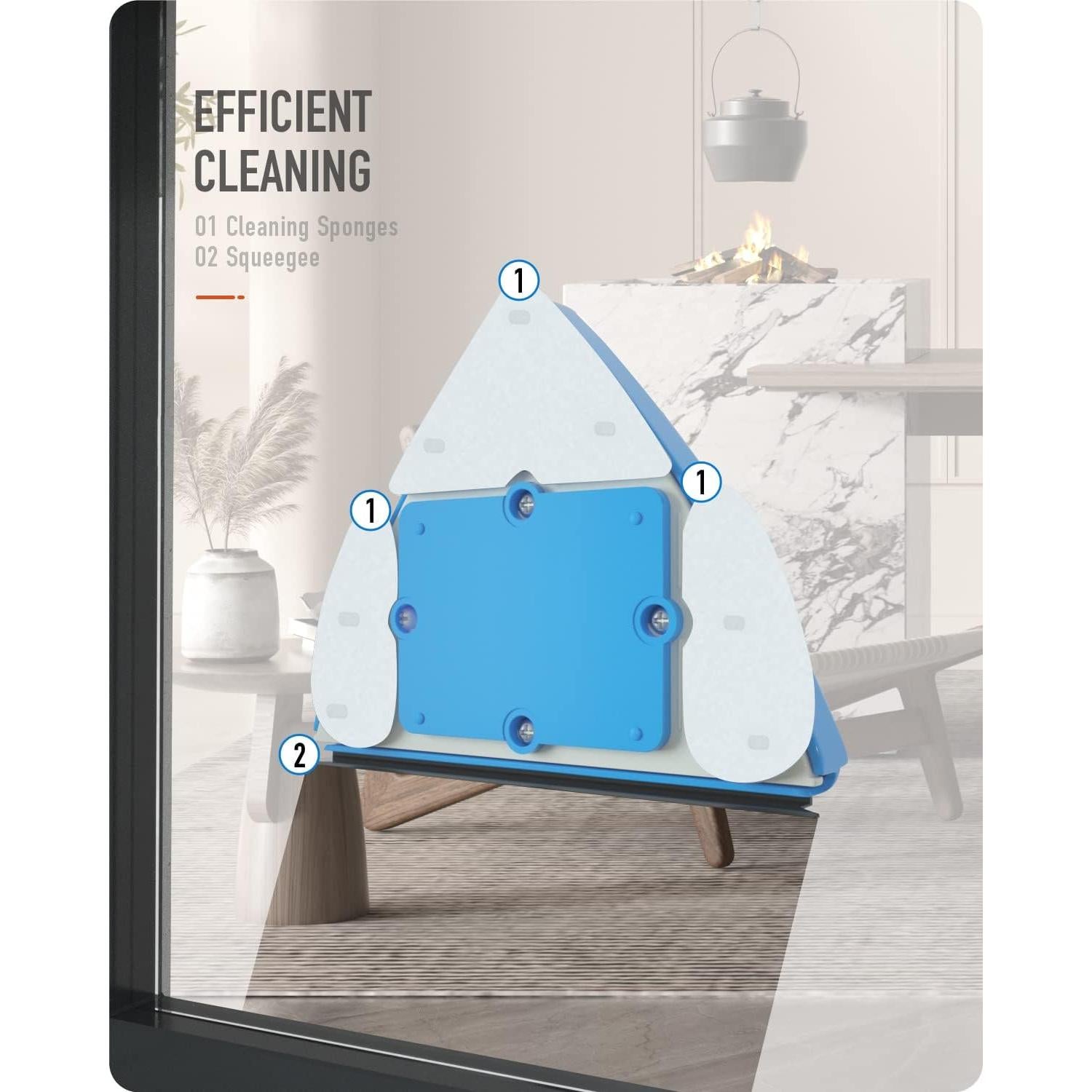 Limpiador de Ventanas Magnético Doble Cara Baffect 4-30mm