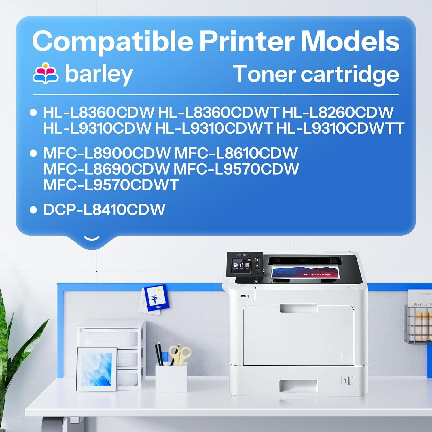 Cartucho de Tóner Negro Compatible Barley TN-431 (2 Unidades)