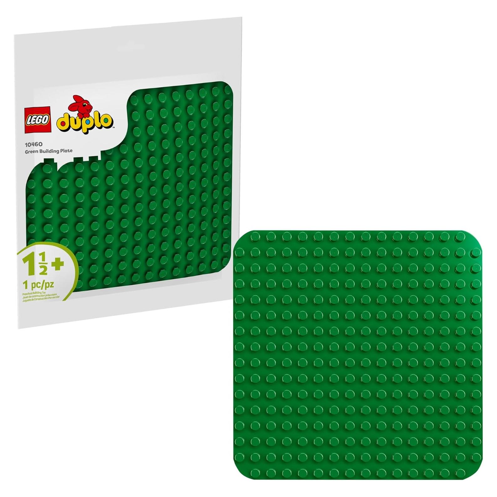 LEGO DUPLO Placa de Construcción Verde 25 cm - Juguete Educativo