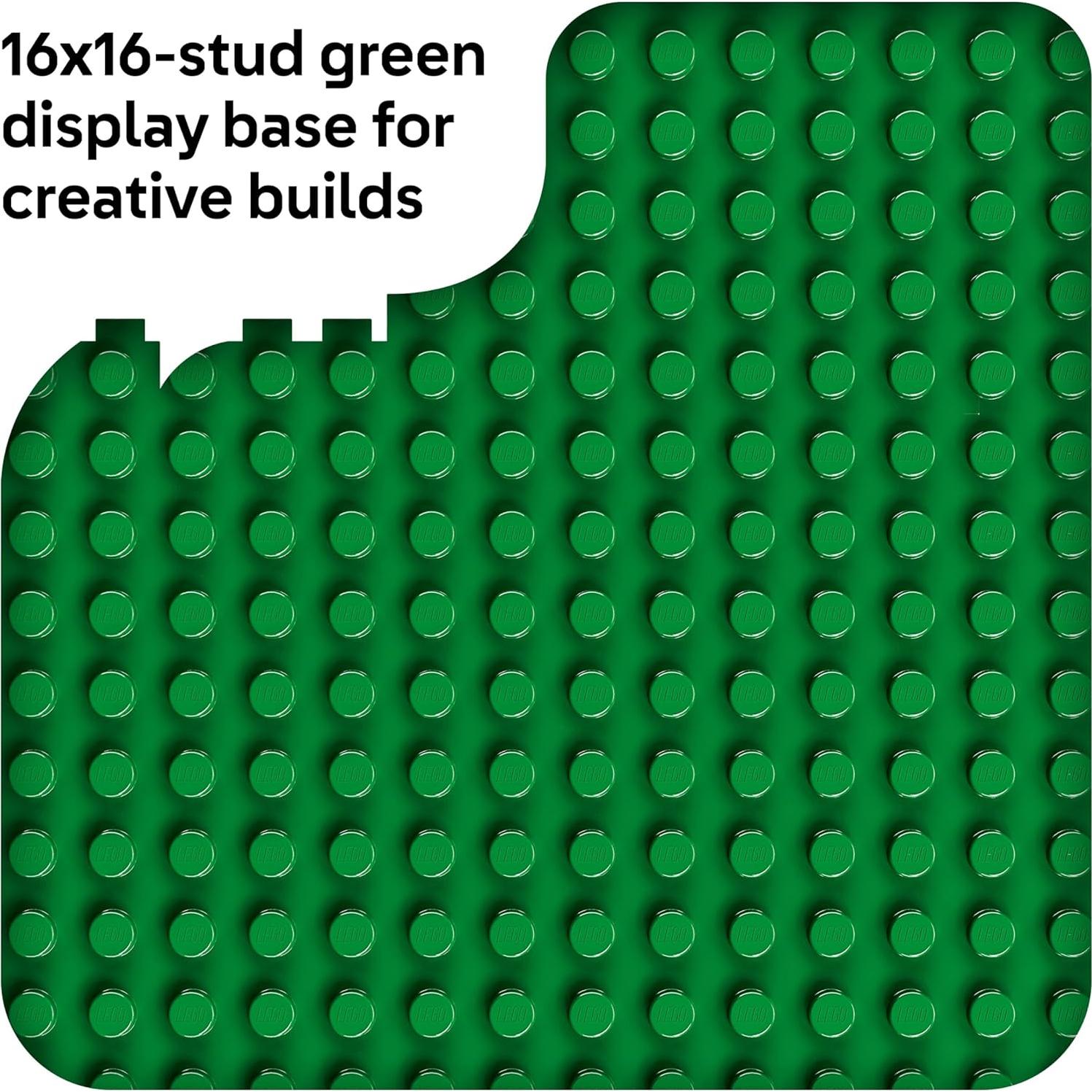LEGO DUPLO Placa de Construcción Verde 25 cm - Juguete Educativo