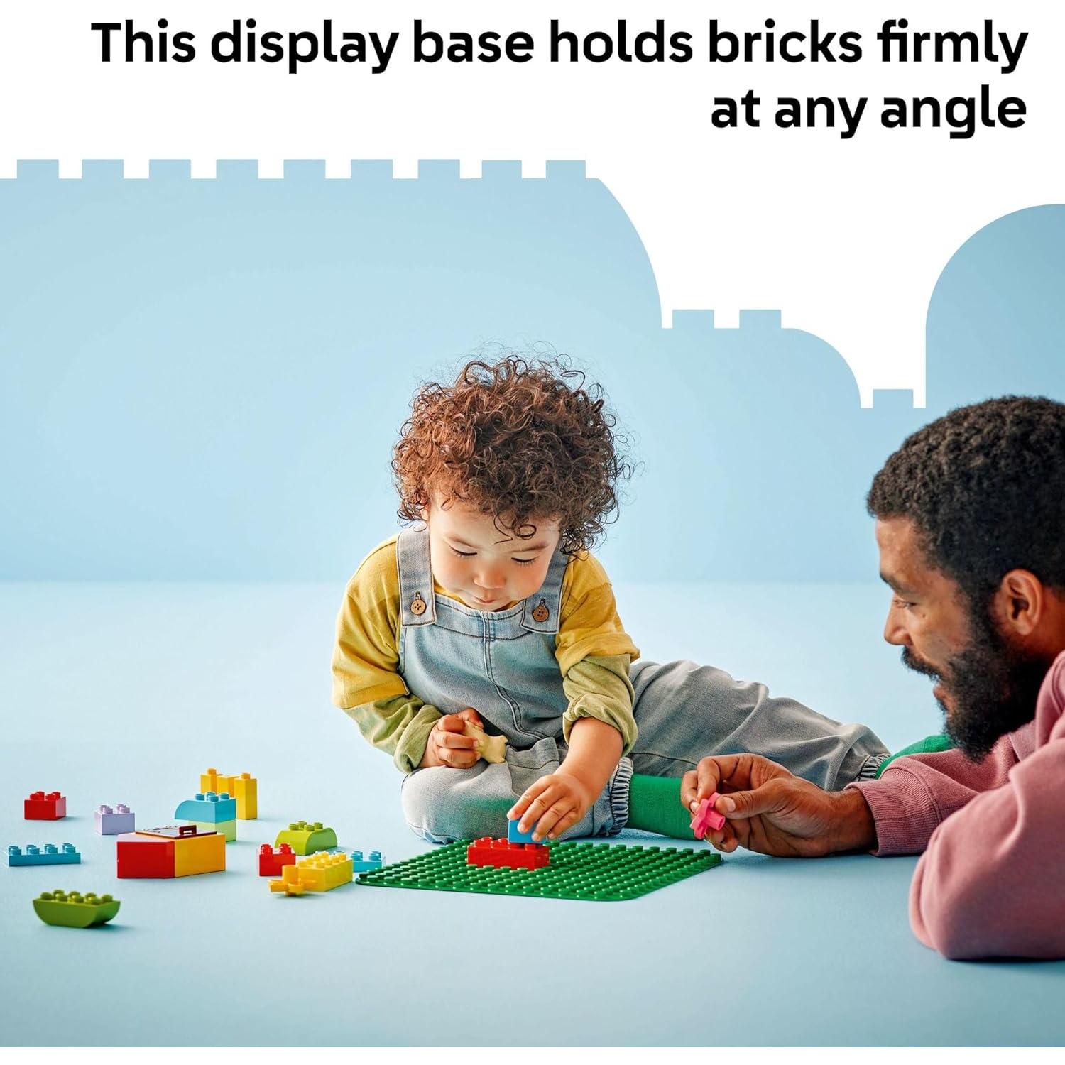 LEGO DUPLO Placa de Construcción Verde 25 cm - Juguete Educativo