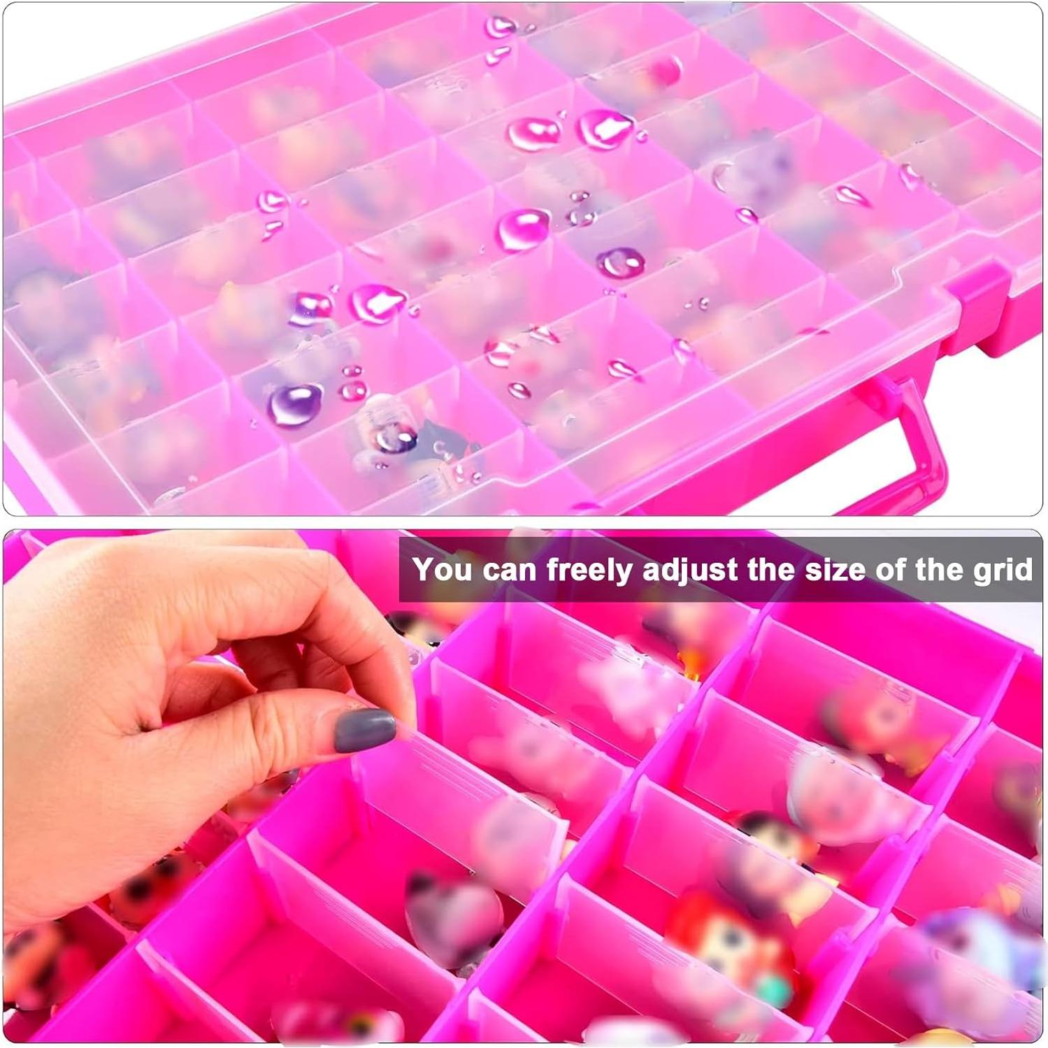 Caja de exhibición para figuras Disney Doorables - Organizador Rojo