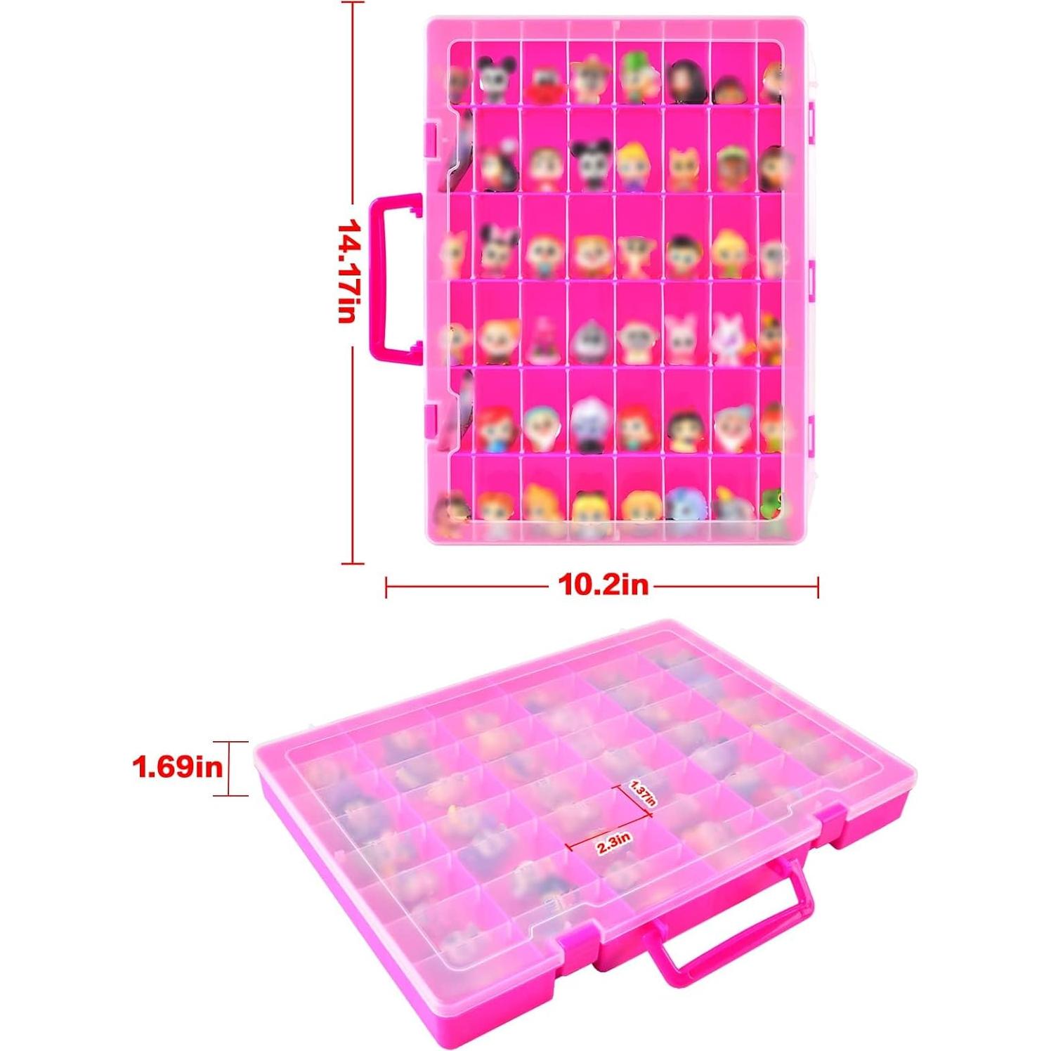 Caja de exhibición para figuras Disney Doorables - Organizador Rojo