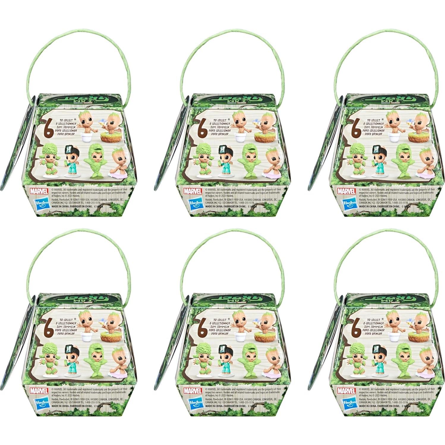 Set de 6 Figuras de Acción Mini Groot Marvel 5,72 cm