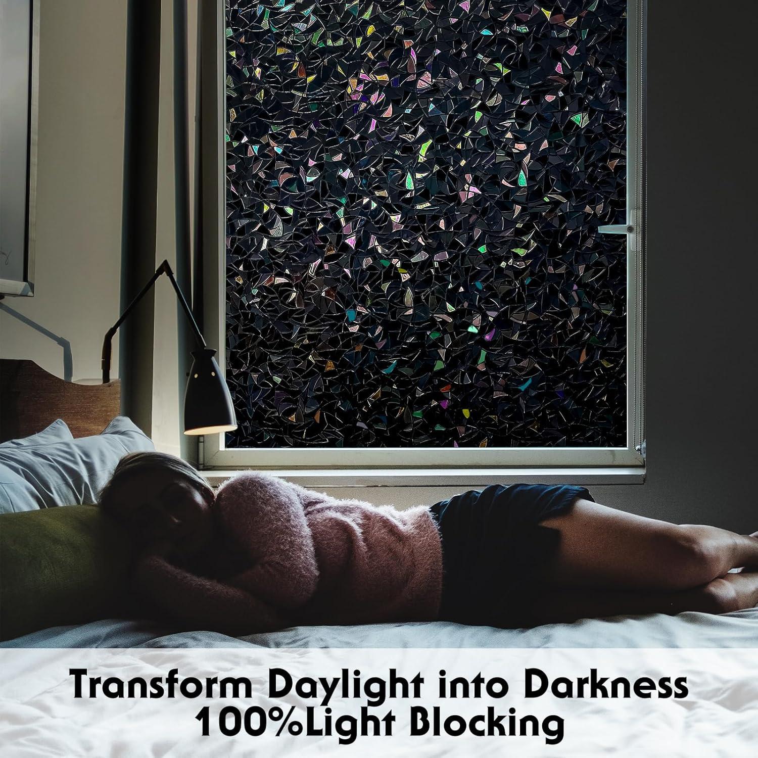 Película de Ventana Oscurecimiento Total Volcanics 44.5x199.4cm