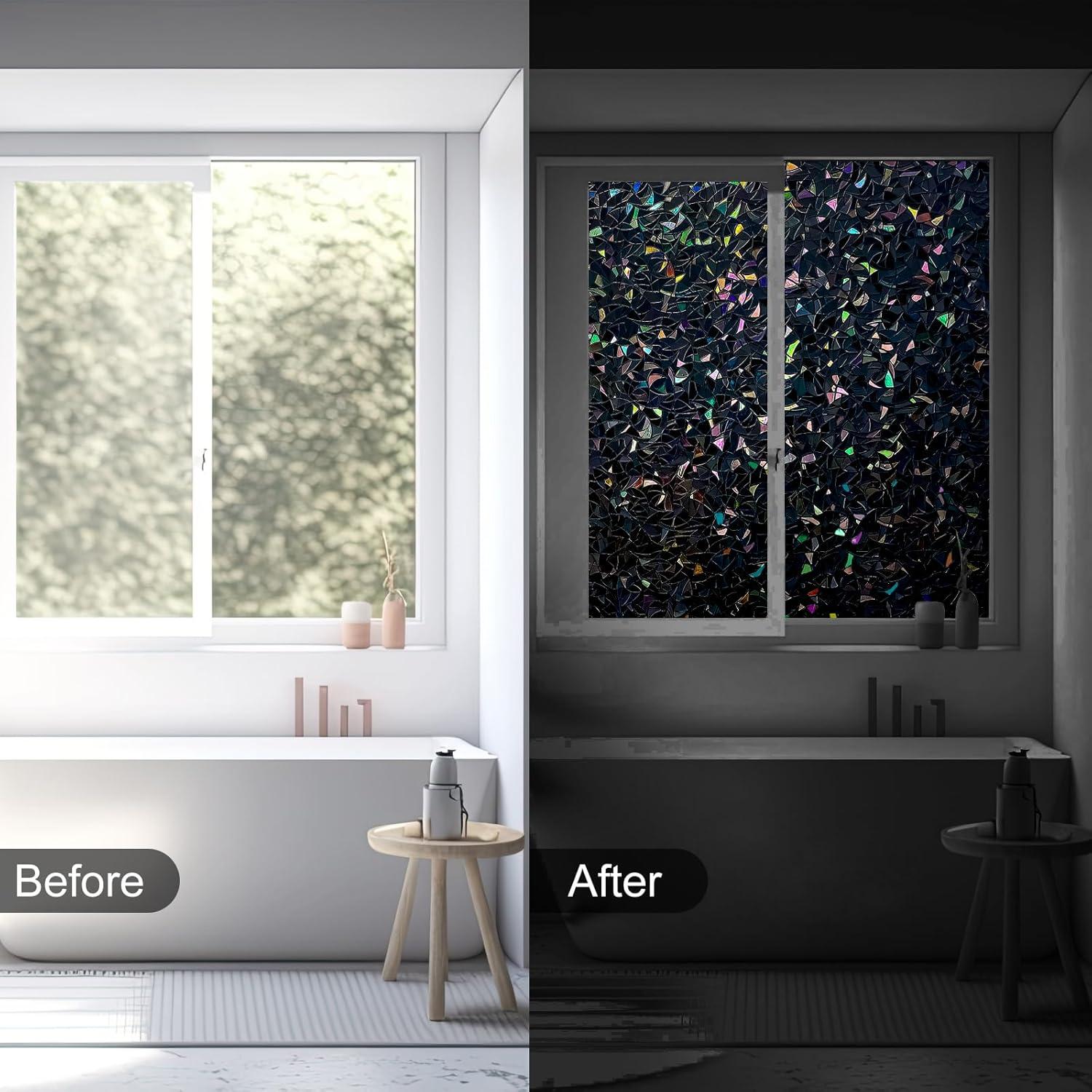 Película de Ventana Oscurecimiento Total Volcanics 44.5x199.4cm