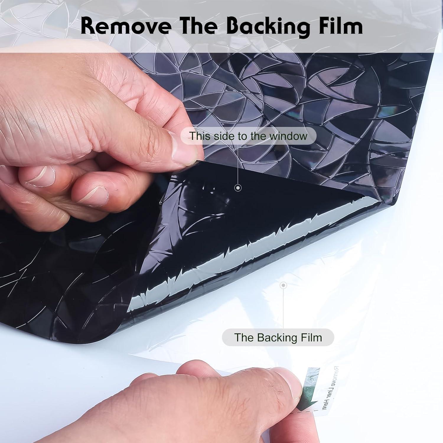 Película de Ventana Oscurecimiento Total Volcanics 44.5x199.4cm