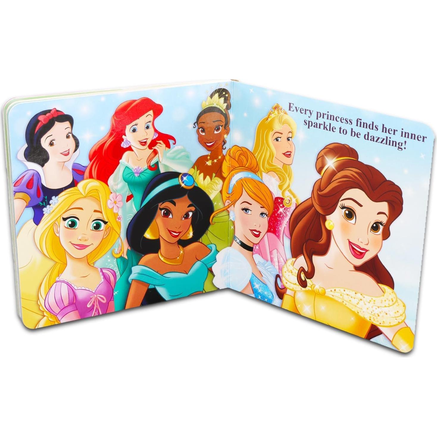 Conjunto de 9 Libros de Cartón Princesas Disney para Niños