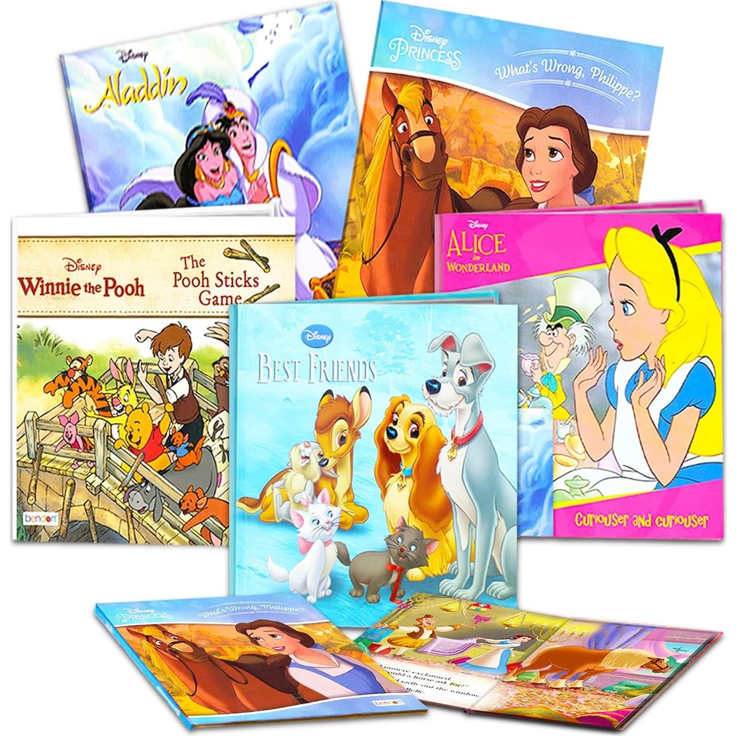 Conjunto de 9 Libros de Cartón Princesas Disney para Niños