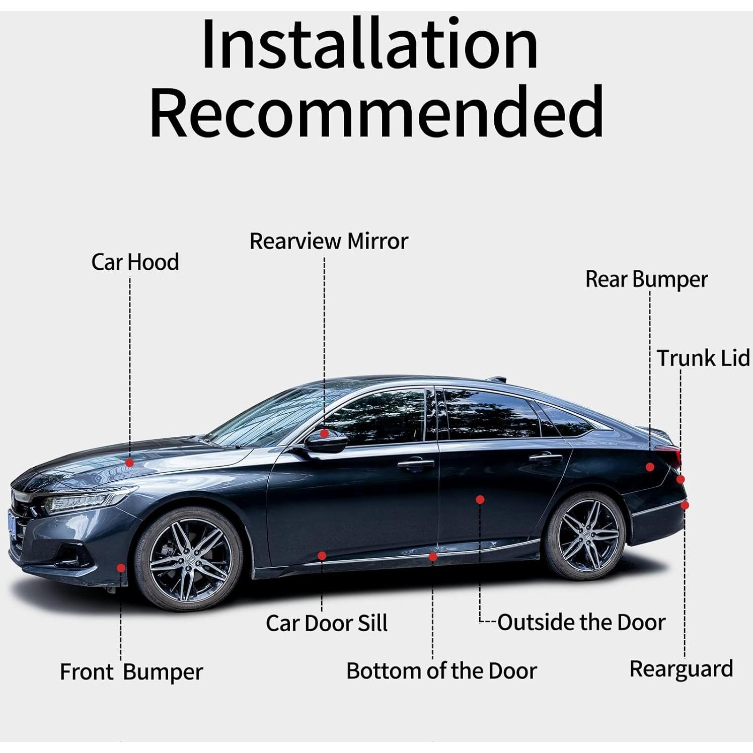 Cinta de Vinilo Negro Brillante Spurtar 5 cm x 6 m para Autos