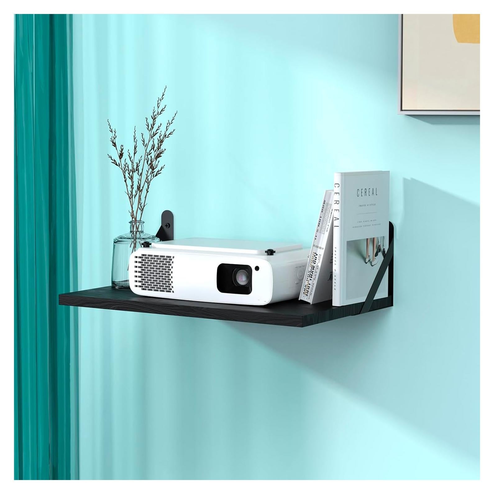 Estante Flotante para Proyector DAWASAPAT 39.88x24.89cm Negro