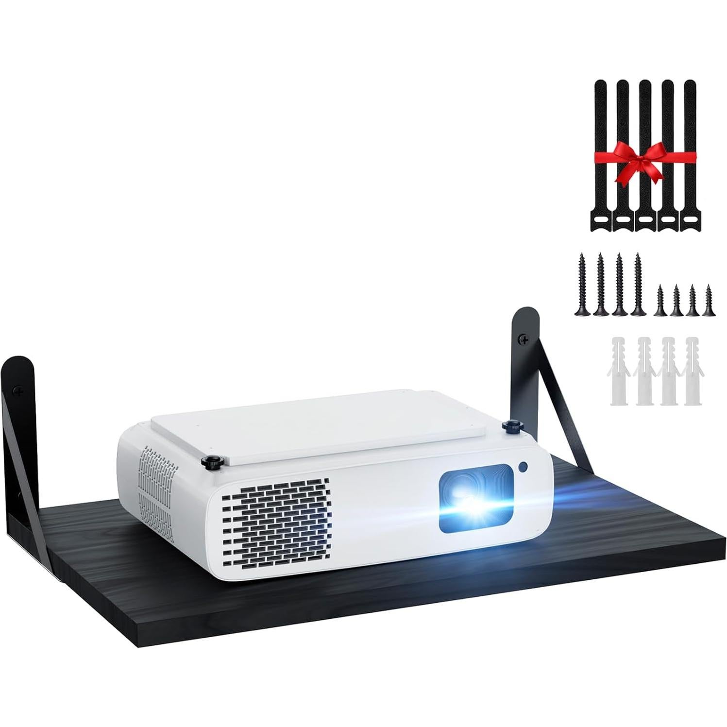 Estante Flotante para Proyector DAWASAPAT 39.88x24.89cm Negro