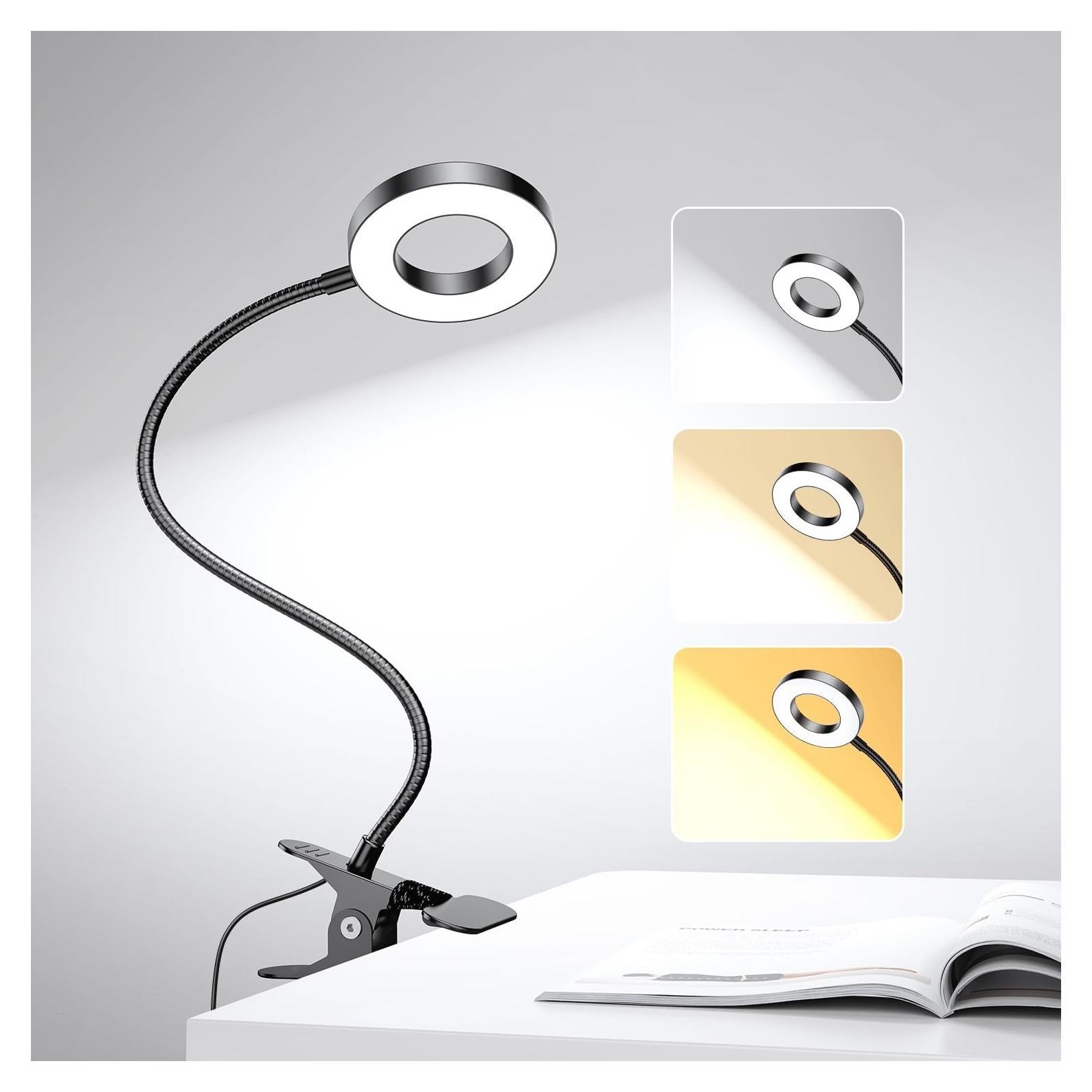 Lámpara de Escritorio LED Clip Shenzhen LAM30B 3 Modos 10 Niveles