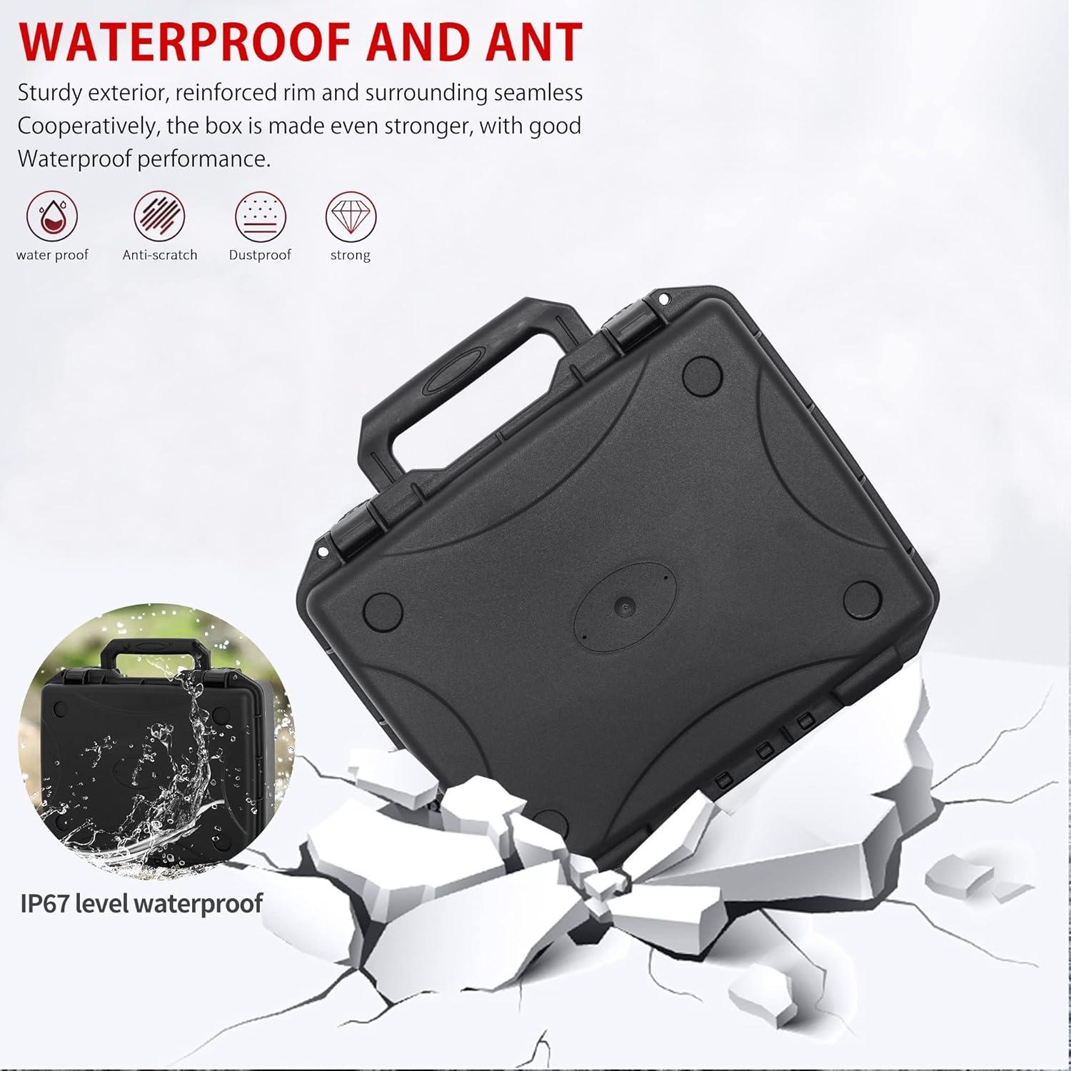 Caja Dura Impermeable IP67 ITHWIU para Micrófono y Drones