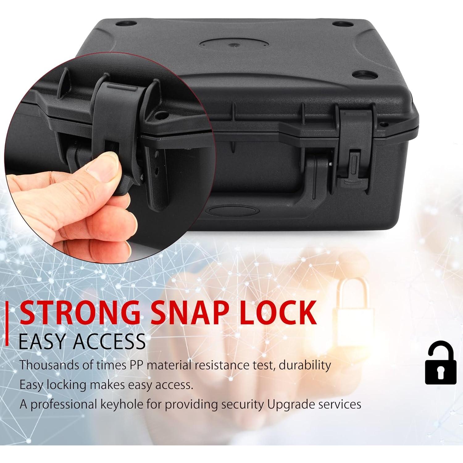 Caja Dura Impermeable IP67 ITHWIU para Micrófono y Drones