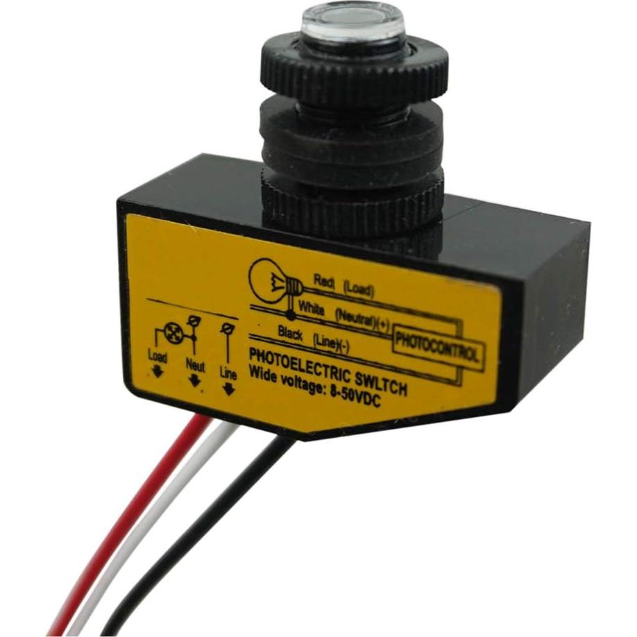 Interruptor Fotoeléctrico Proshopping DC 12V 24V 36V 48V 3.5A