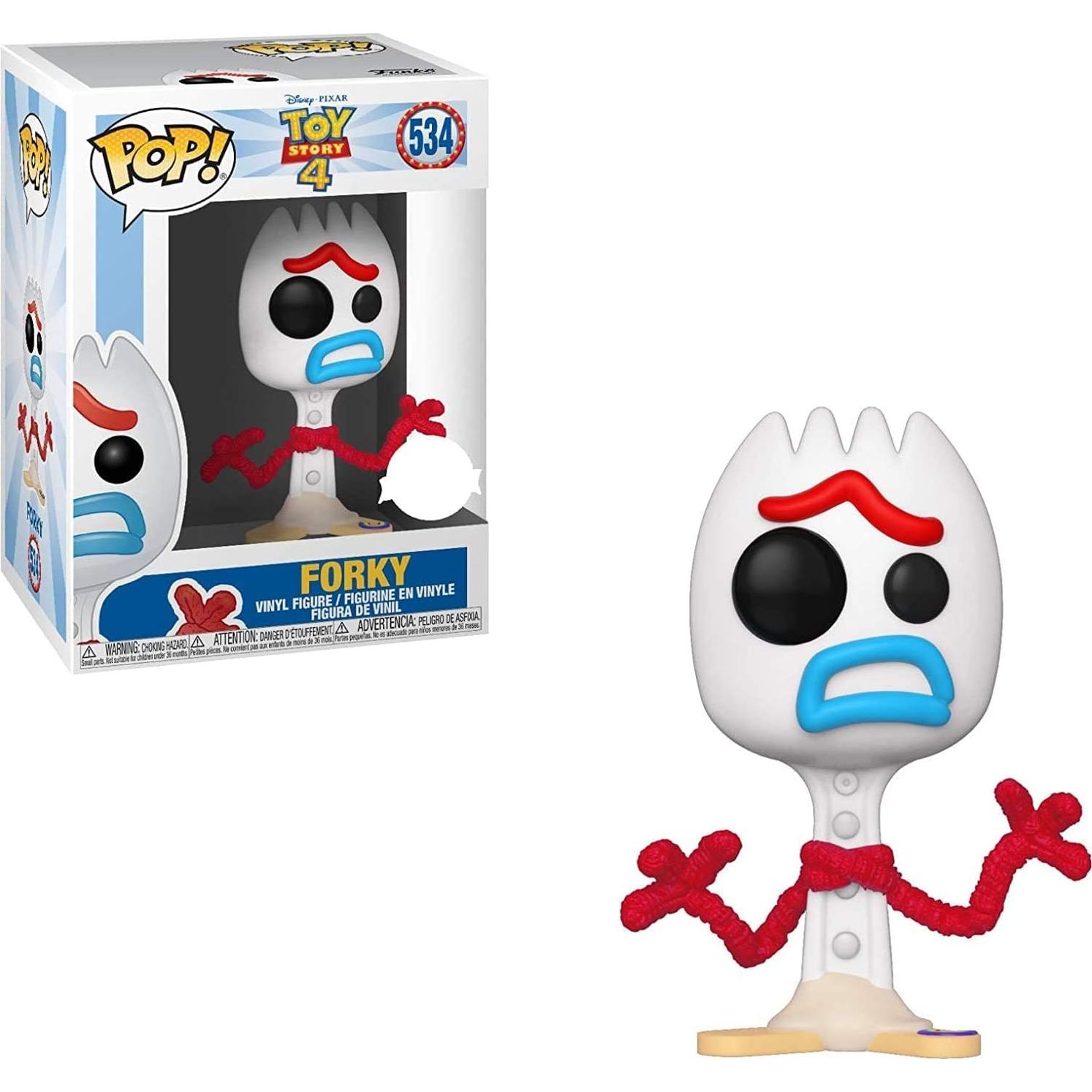 Funko Pop-Disney Toy Story 4 Forky Exclusive Limited Edition (Sad Face), 1