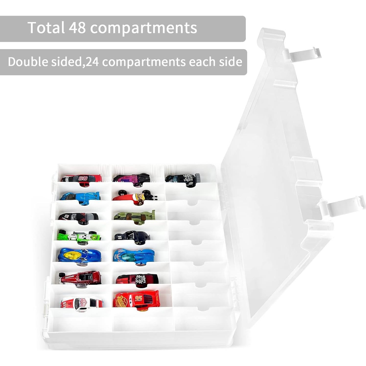 ALCYON Organizador de Juguetes Doble Cara 48 Compartimentos