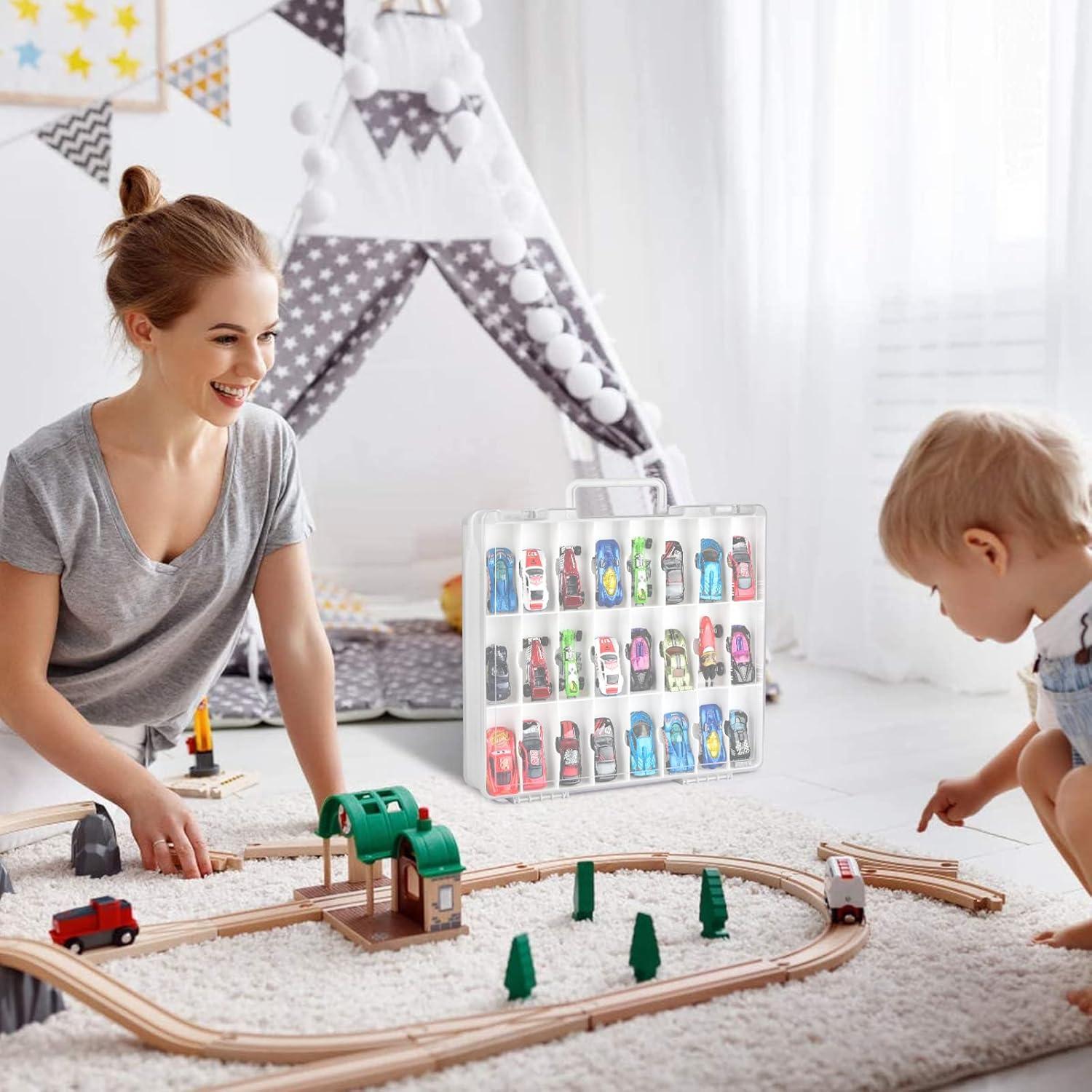 ALCYON Organizador de Juguetes Doble Cara 48 Compartimentos