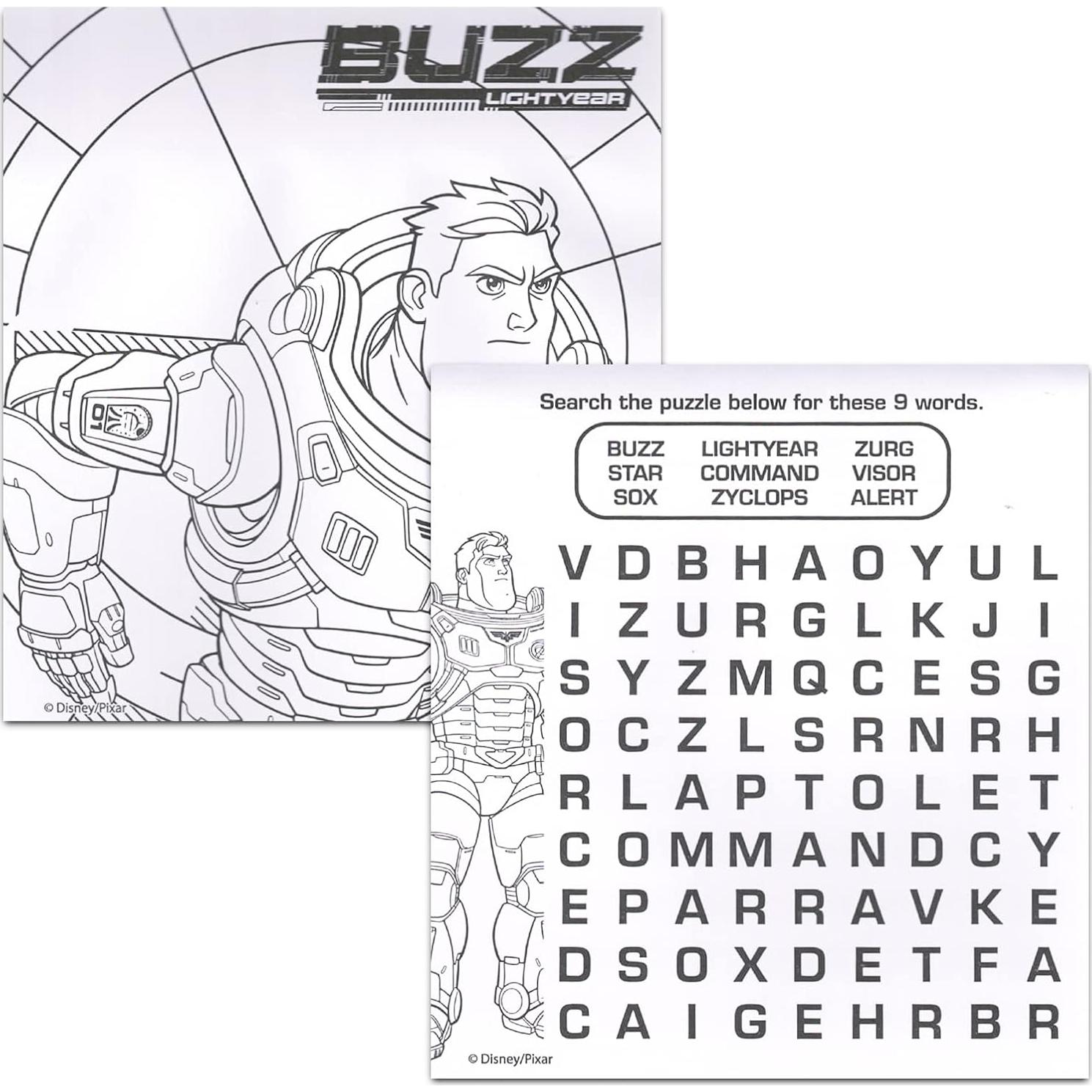 Conjunto de libros para colorear Bendon Toy Story Lightyear