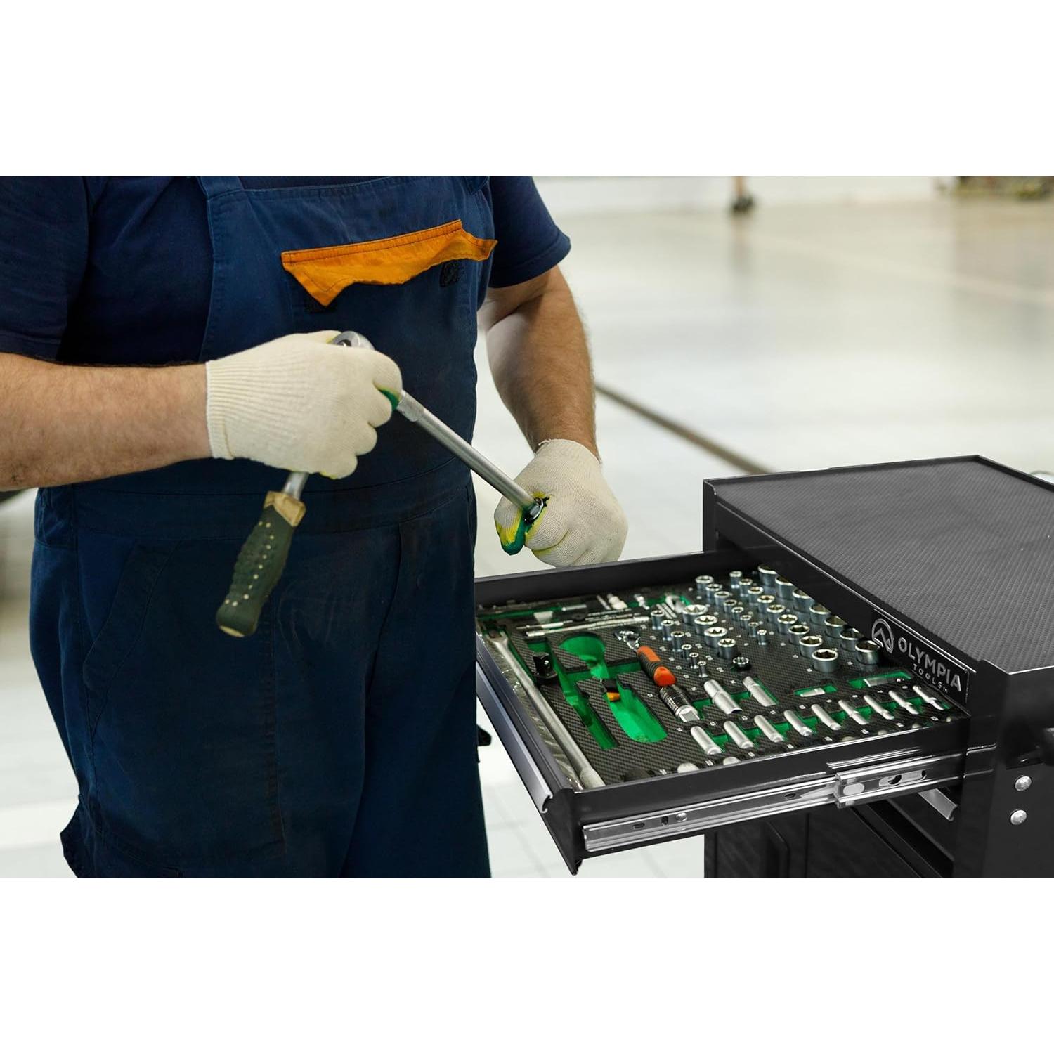 Cofre de Herramientas Rodante Olympia Tools 50.8 cm 5 Cajones