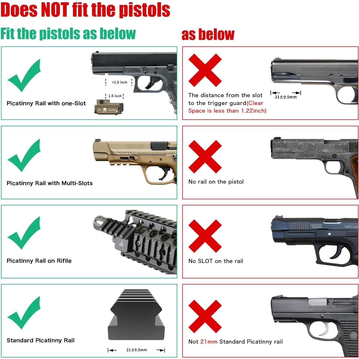 Linterna Táctica AUCLAYTEC con Láser Rojo 420 Lúmenes