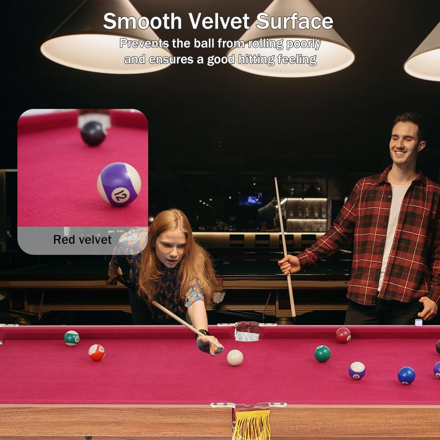 Mesa de Billar Portátil RAYKEEP 54" (137 cm) Plegable con Accesorios