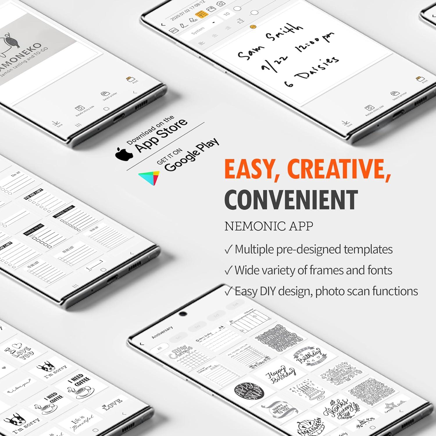 Impresora de Etiquetas Nemonic Gen 1 MIP-001LW Bluetooth 1.24 kg