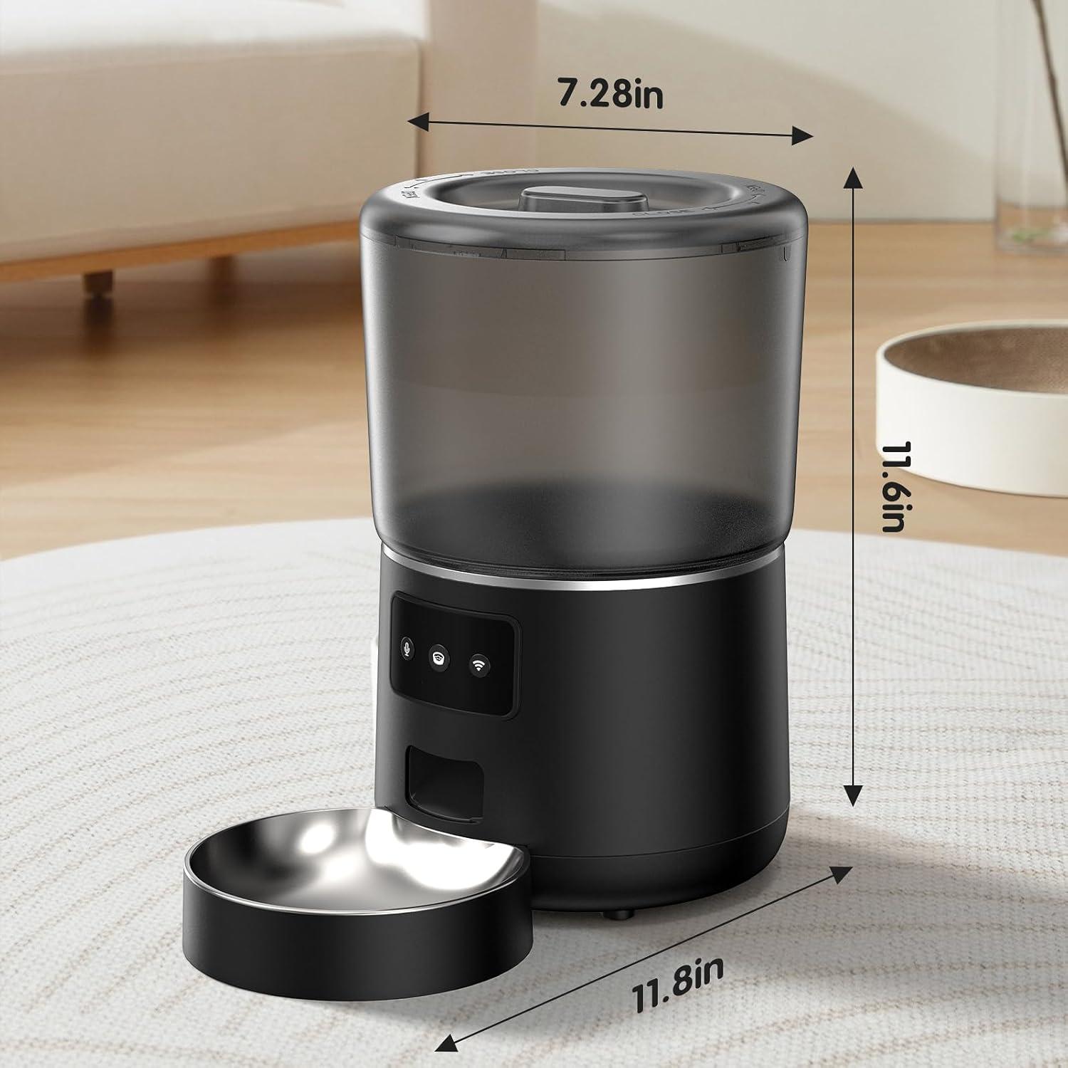 Dispensador Automático de Comida para Gatos UPOTGP 4L WiFi