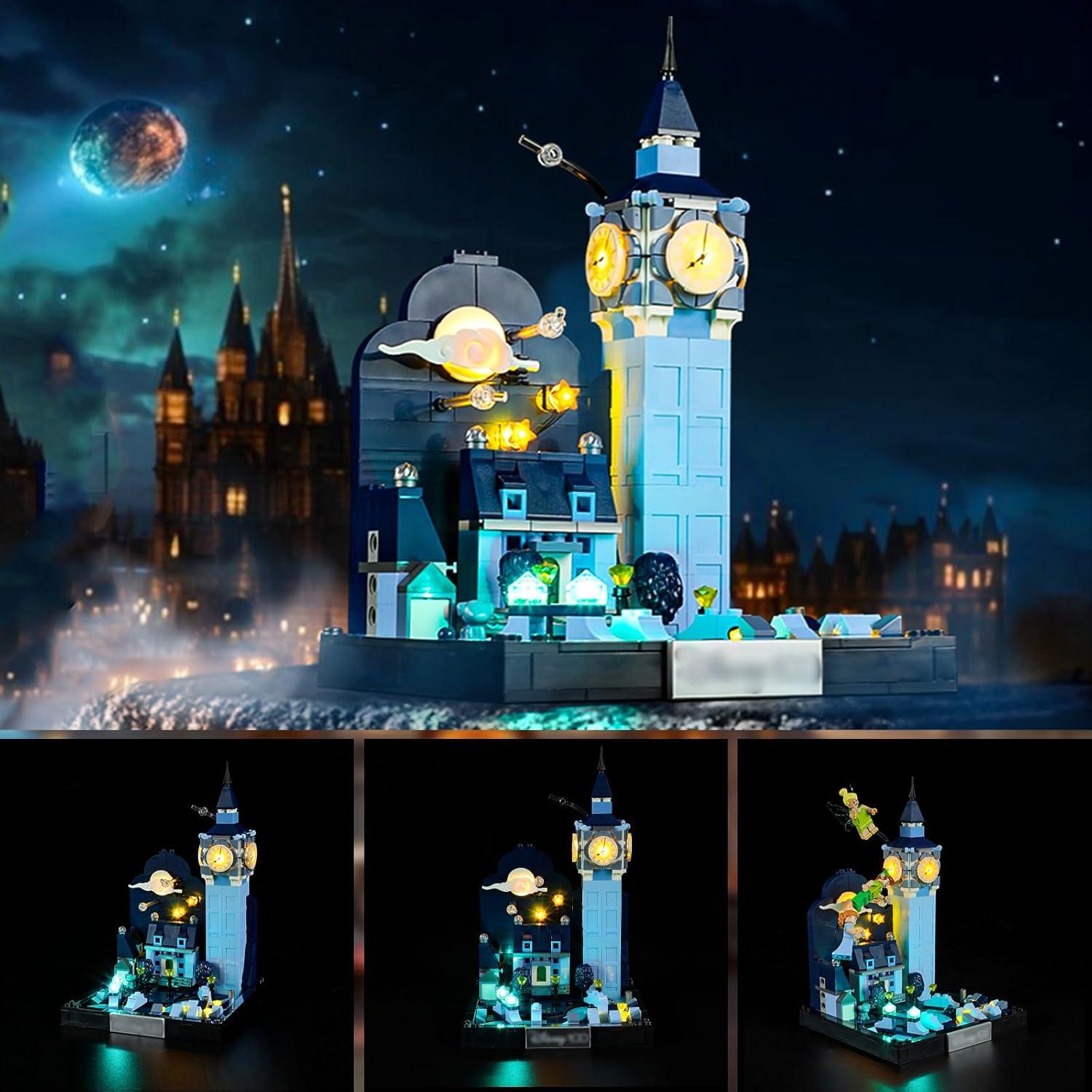 Kit de Luz LED YEABRICKS para Lego 43232 Peter Pan y Wendy