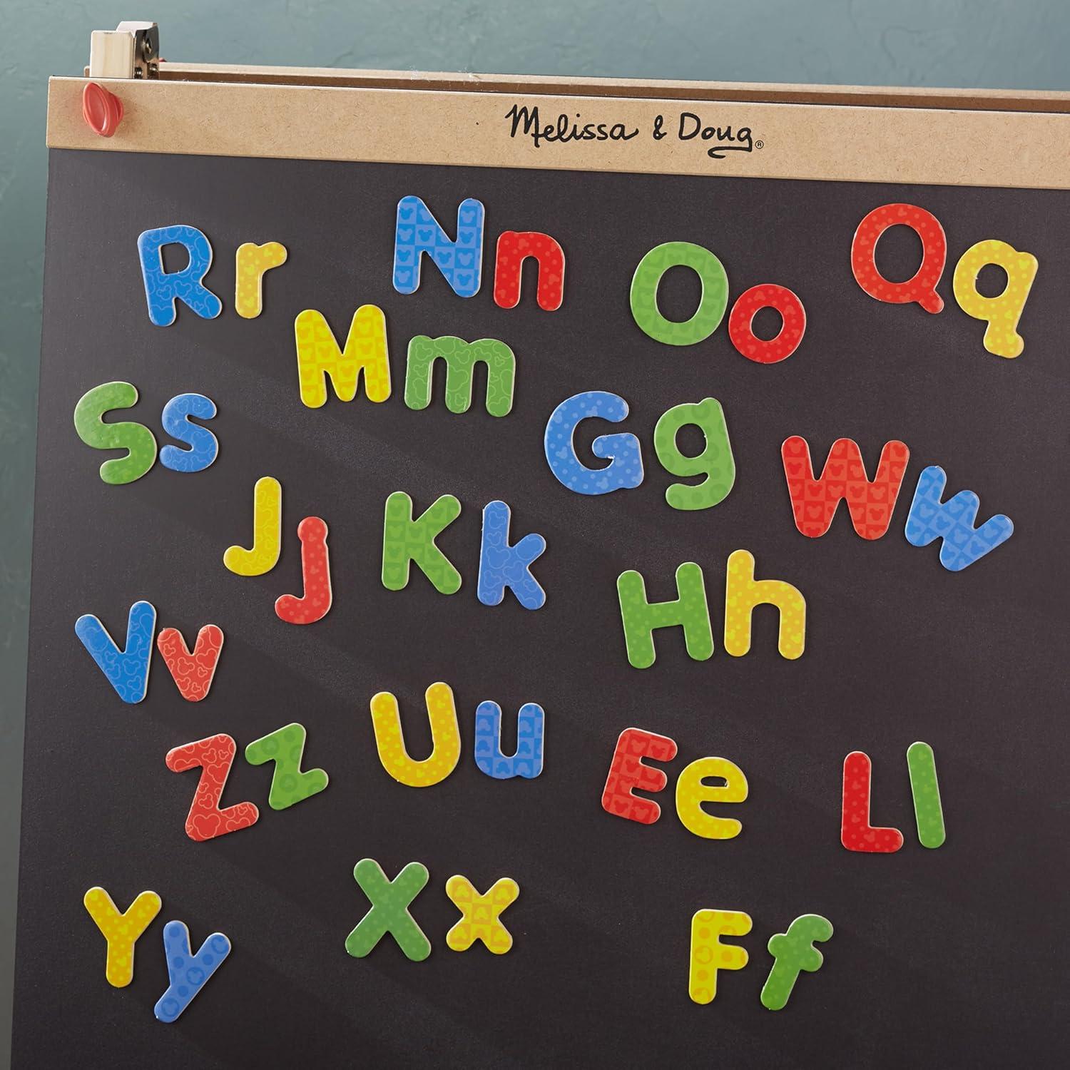 Imán de Alfabeto de Madera Melissa & Doug - 52 Letras Coloridas